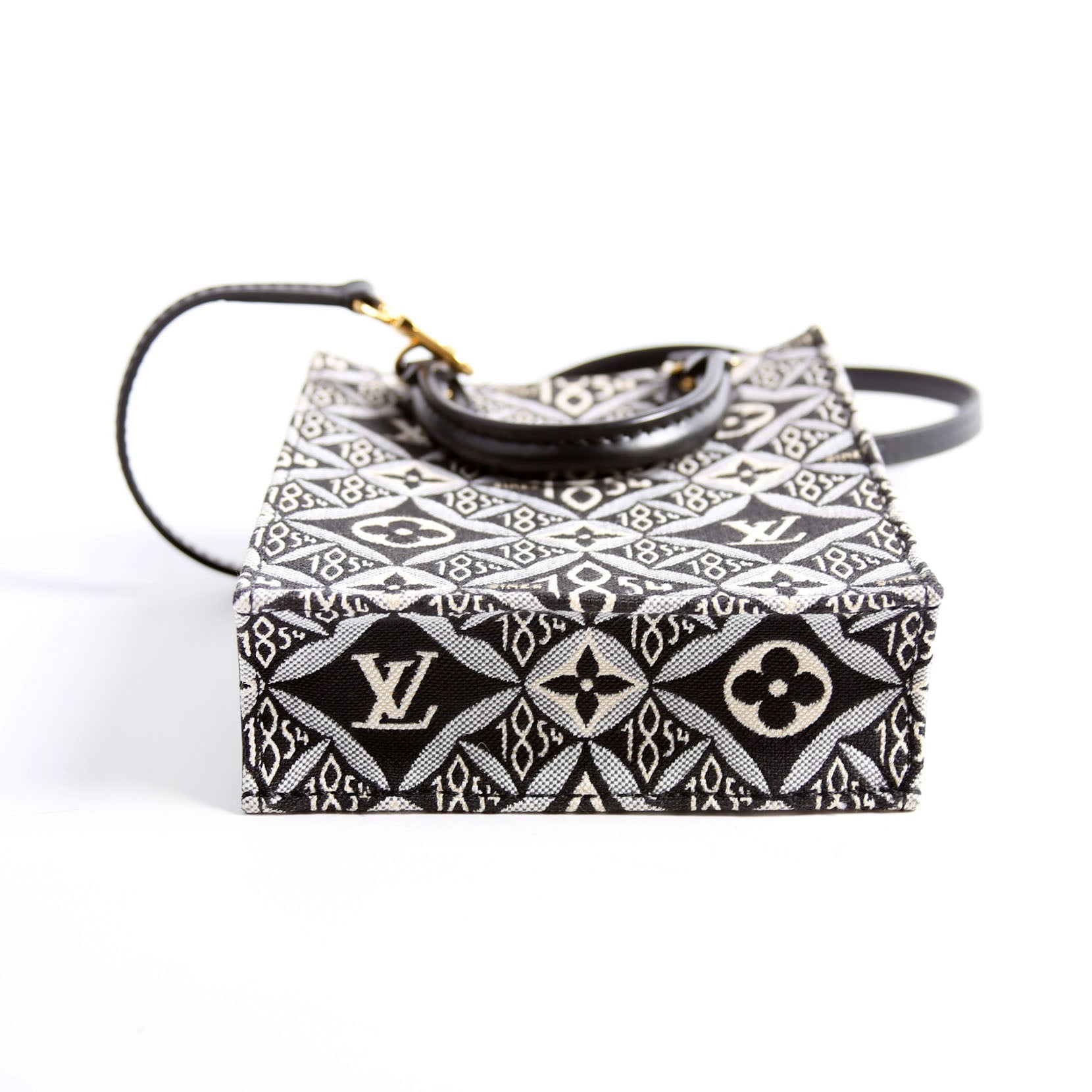 Louis Vuitton Petit Sac Plat Since 1854 Jacquard Black/Blue/White
