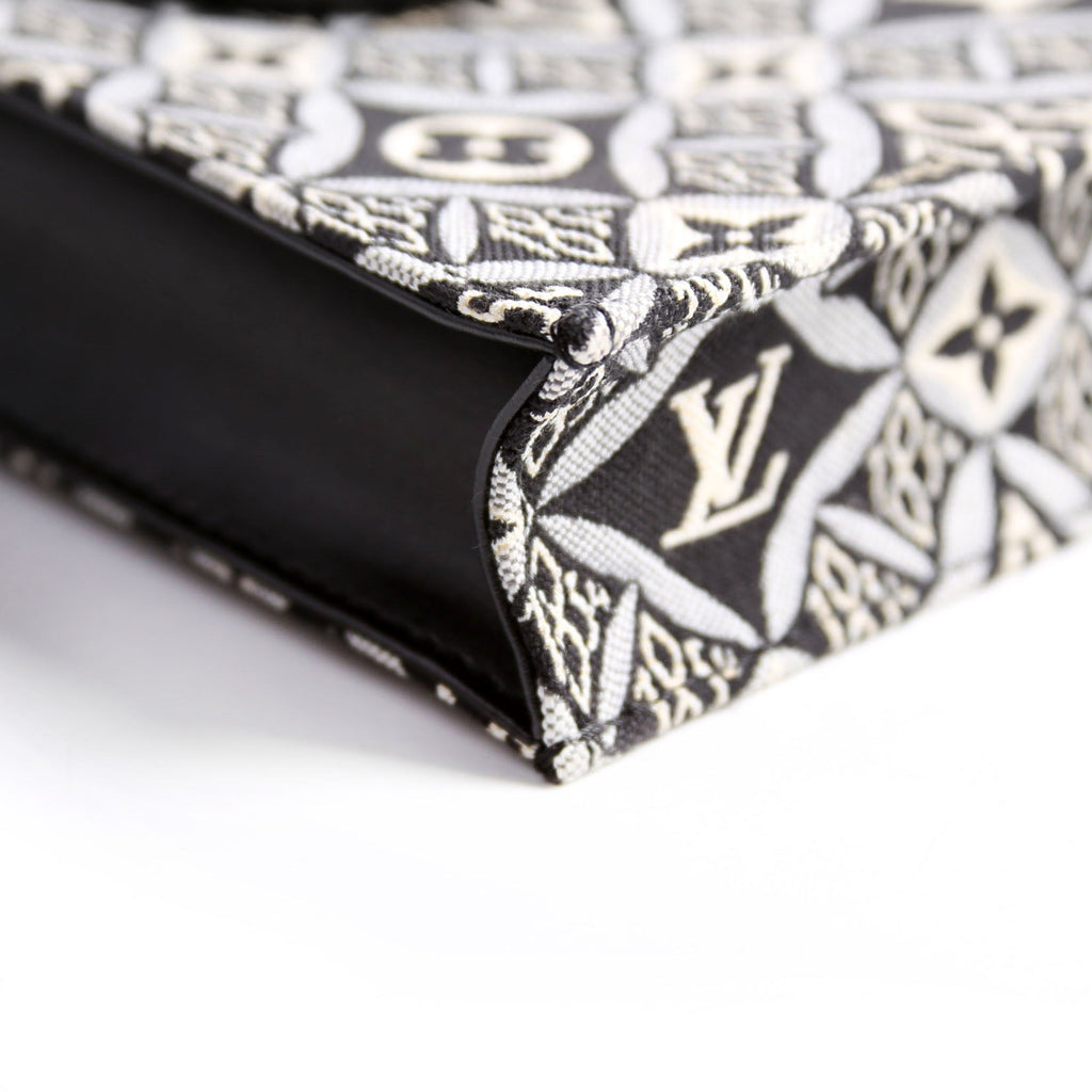 Louis Vuitton Petit Sac Plat Since 1854 Jacquard Black/Blue/White