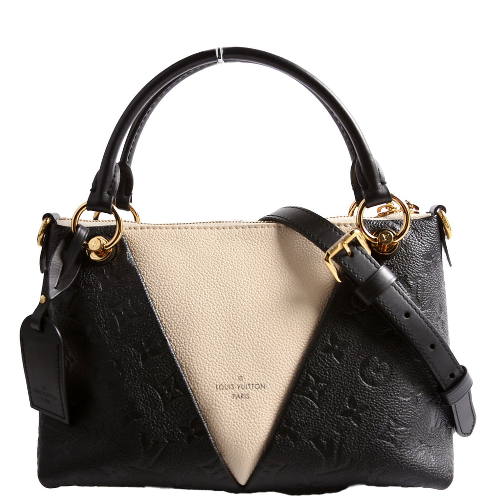 Louis Vuitton V Tote BB Empreinte Beige/Black