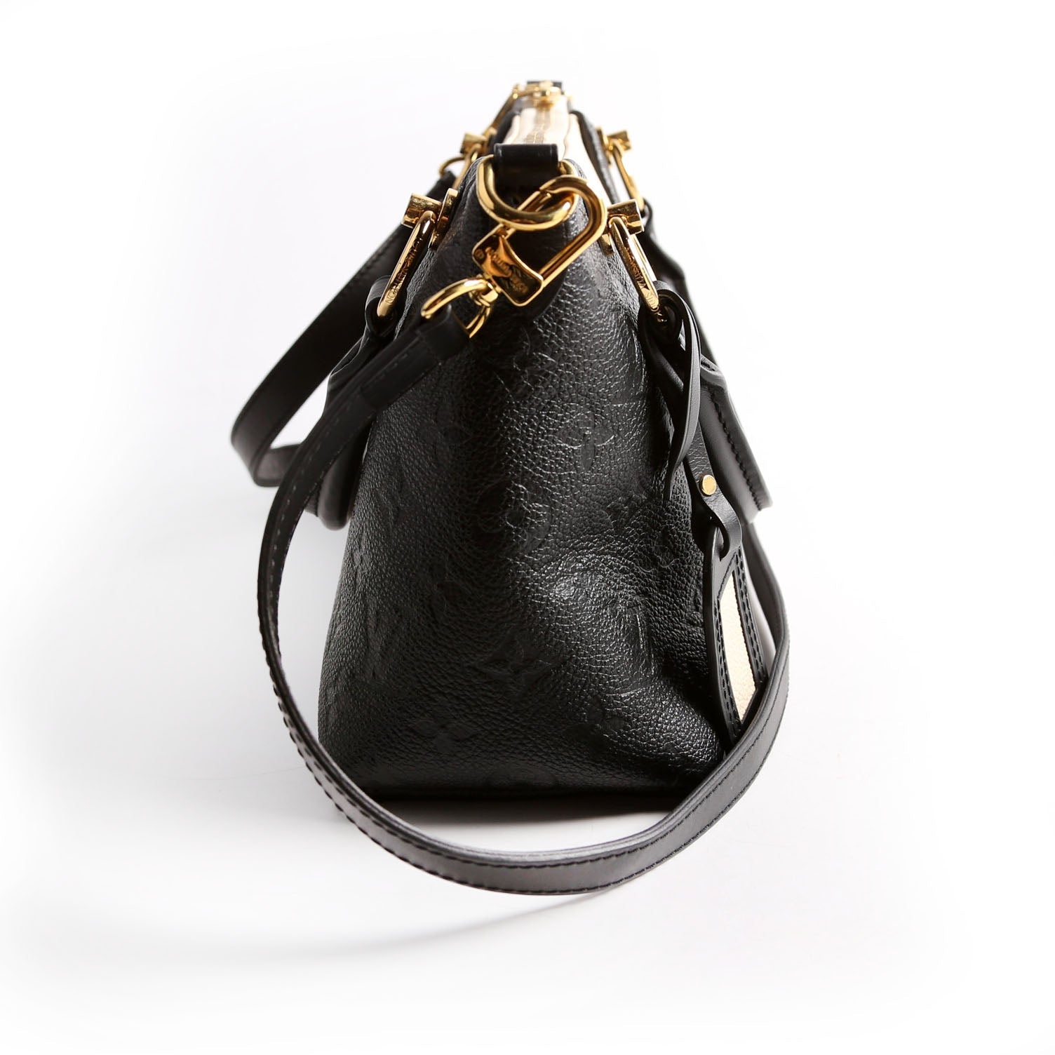 Louis Vuitton V Tote BB Empreinte Beige/Black