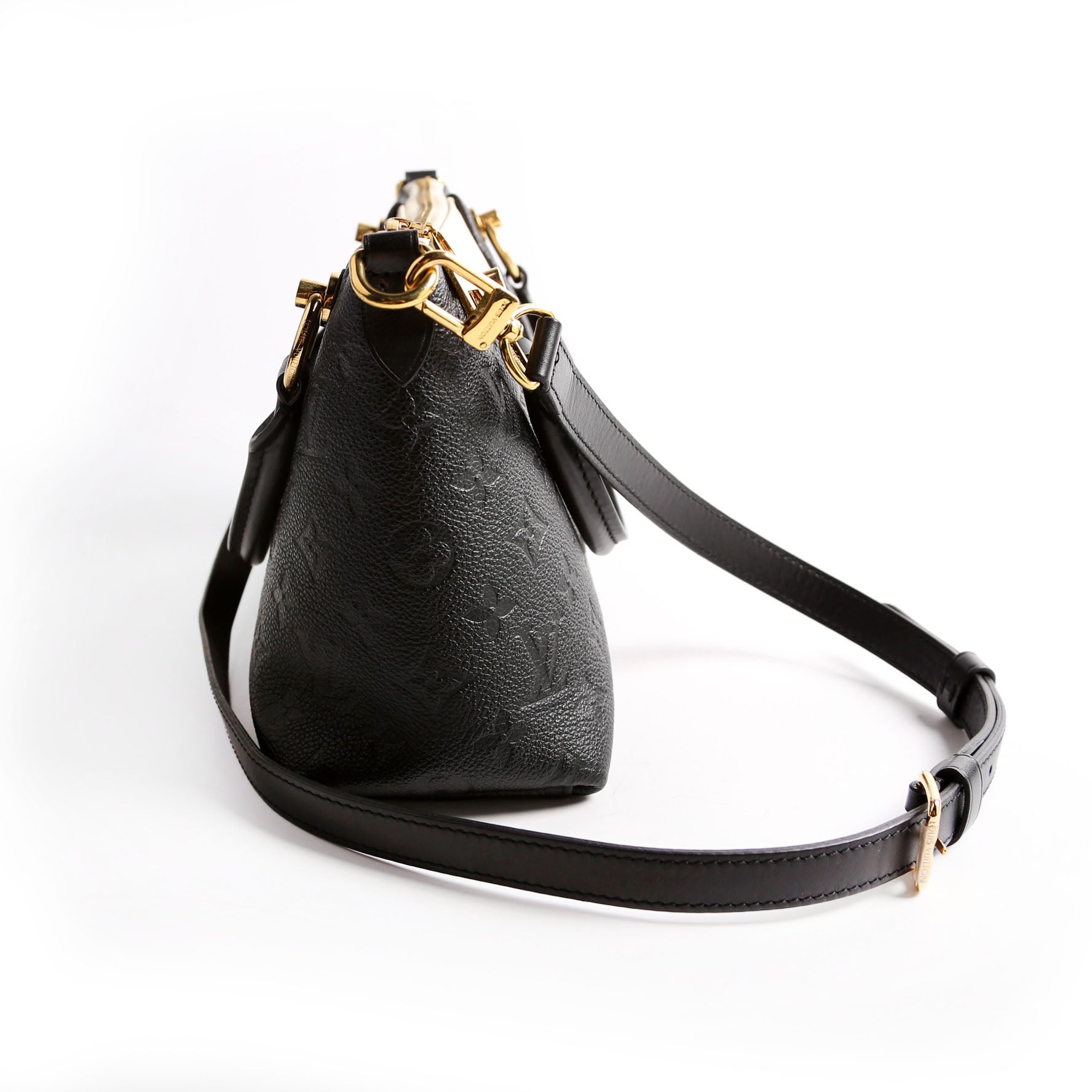 Louis Vuitton V Tote BB Empreinte Beige/Black