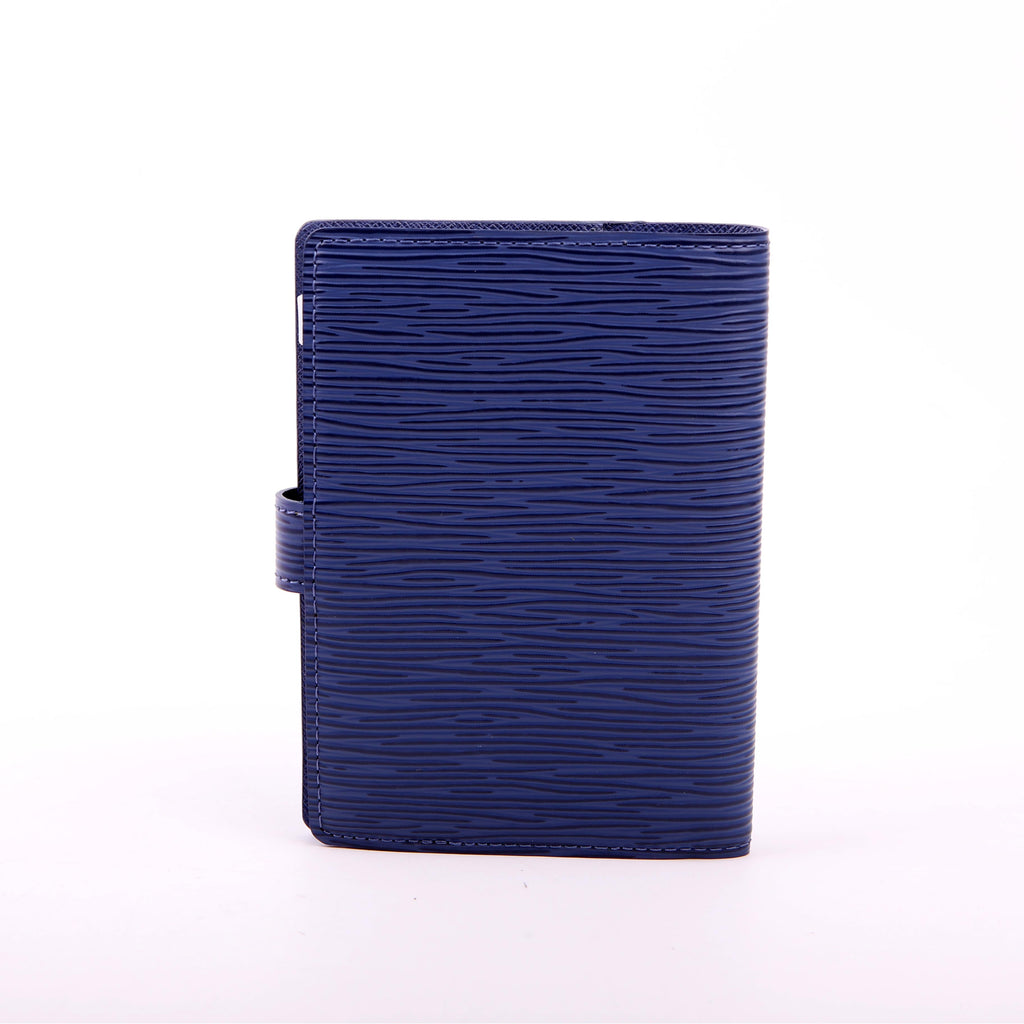 Louis Vuitton Agenda Medium Ring Epi Blue