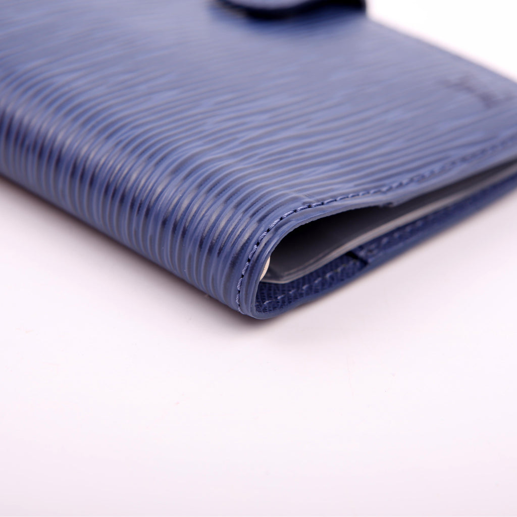 Louis Vuitton Agenda Medium Ring Epi Blue