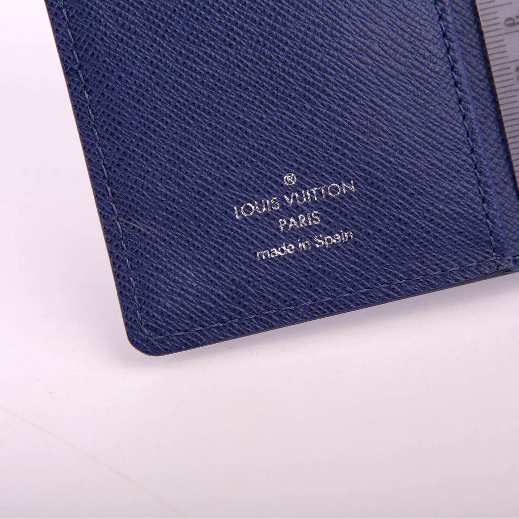 Louis Vuitton Agenda Medium Ring Epi Blue