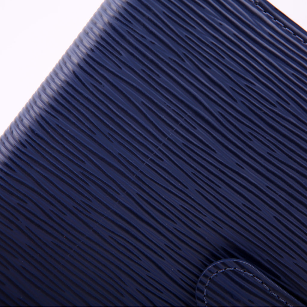 Louis Vuitton Agenda Medium Ring Epi Blue