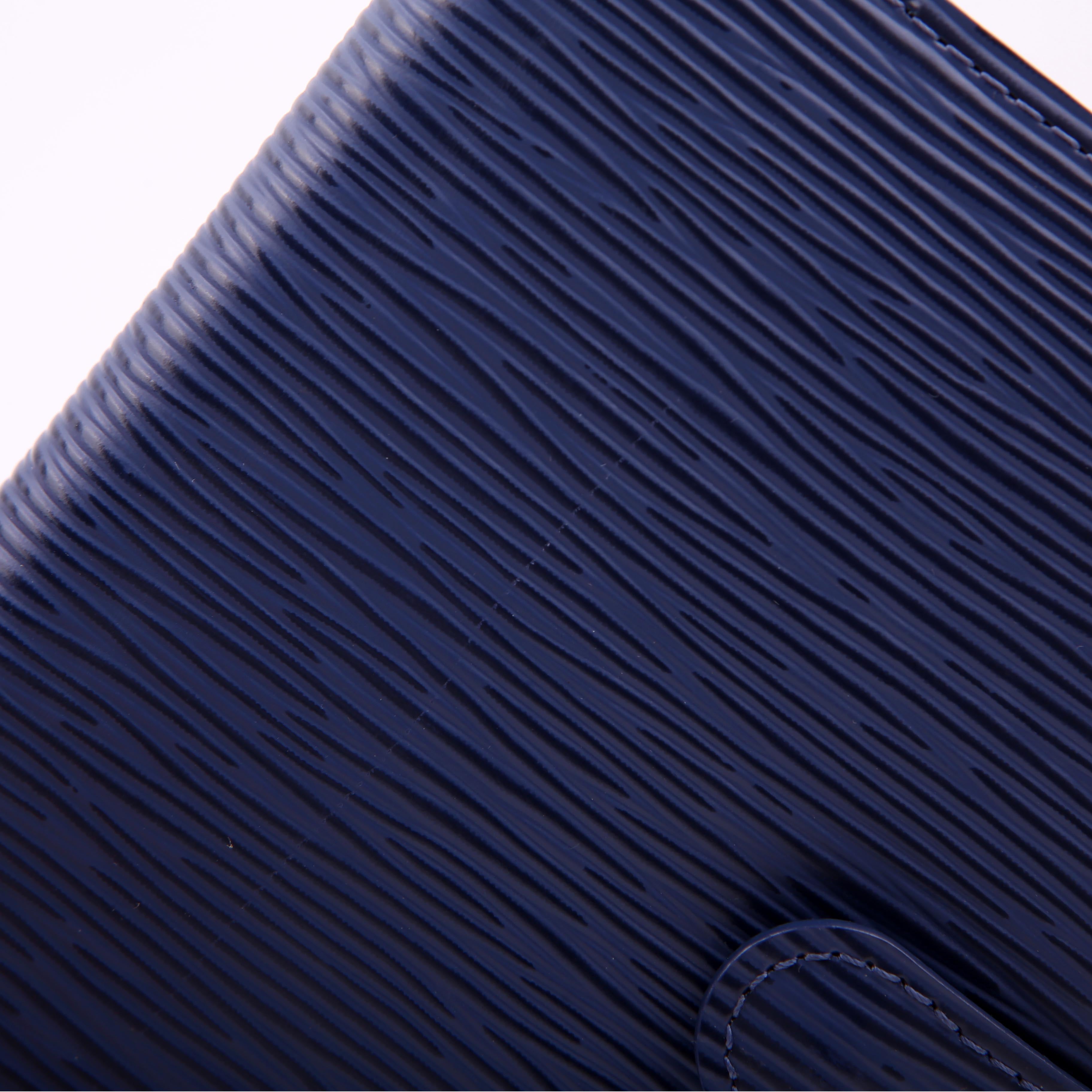 Louis Vuitton Agenda Medium Ring Epi Blue