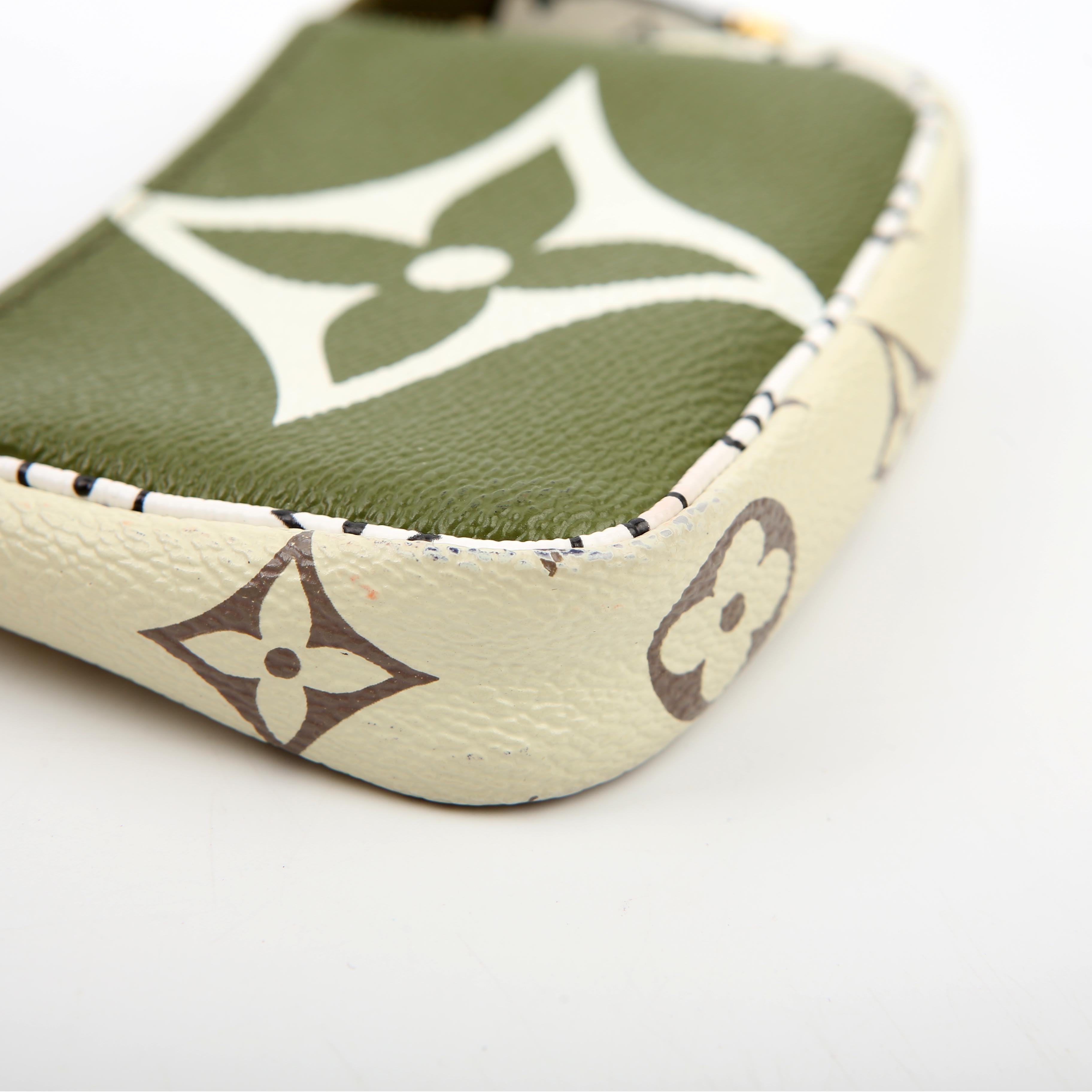 Louis Vuitton Pochette Accessories Micro Giant Monogram Green