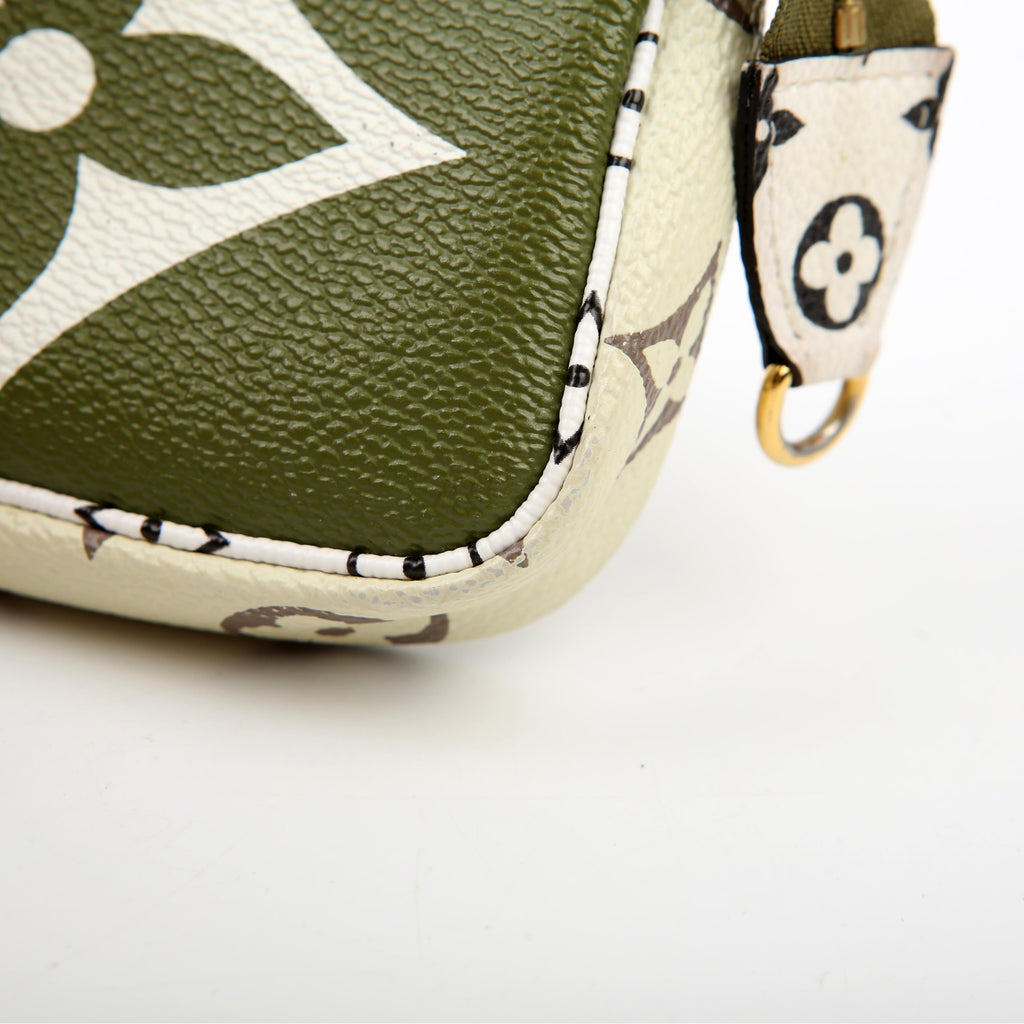 Louis Vuitton Pochette Accessories Micro Giant Monogram Green