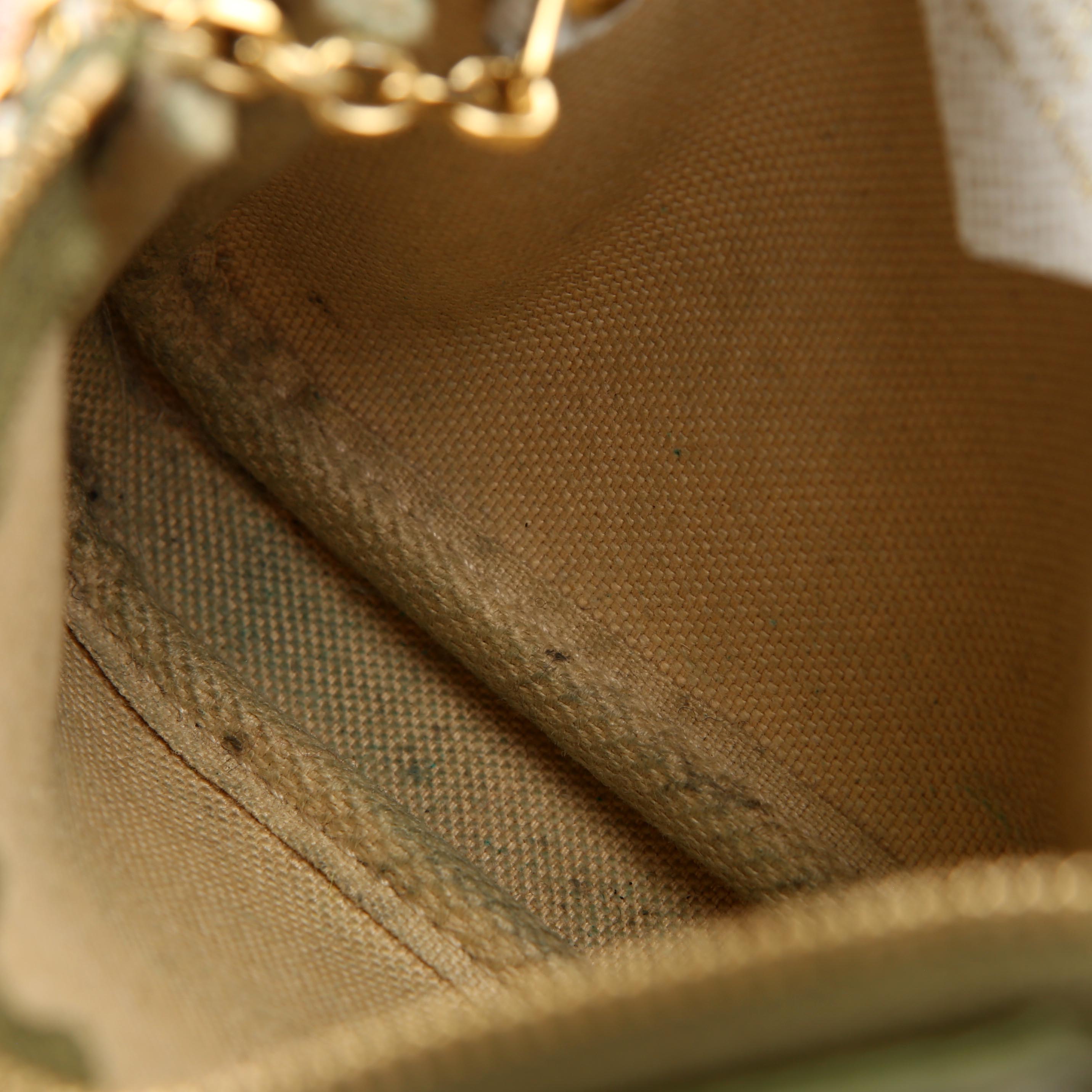 Louis Vuitton Pochette Accessories Micro Giant Monogram Green