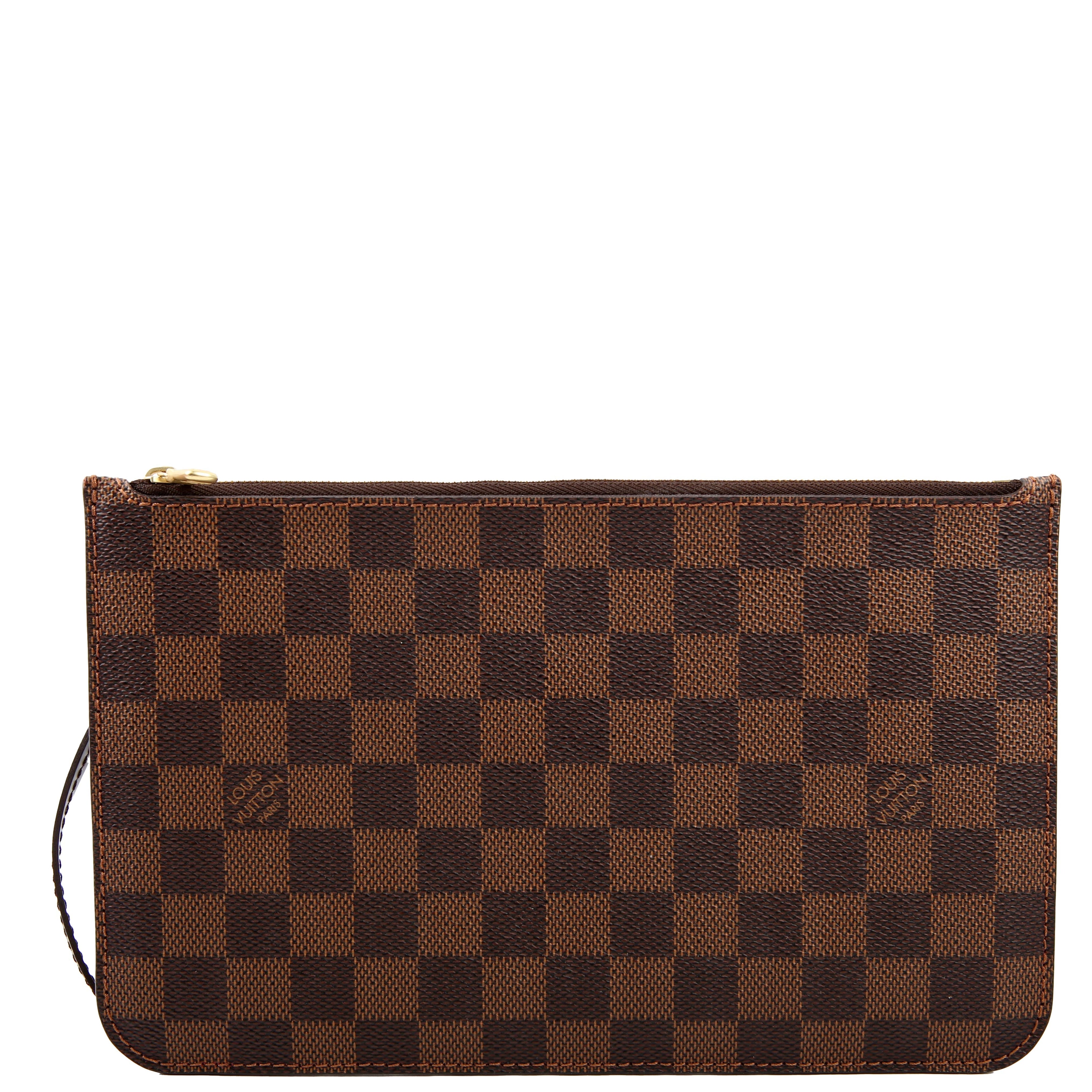 Louis Vuitton Pochette Only Neverfull Damier Ebene Red