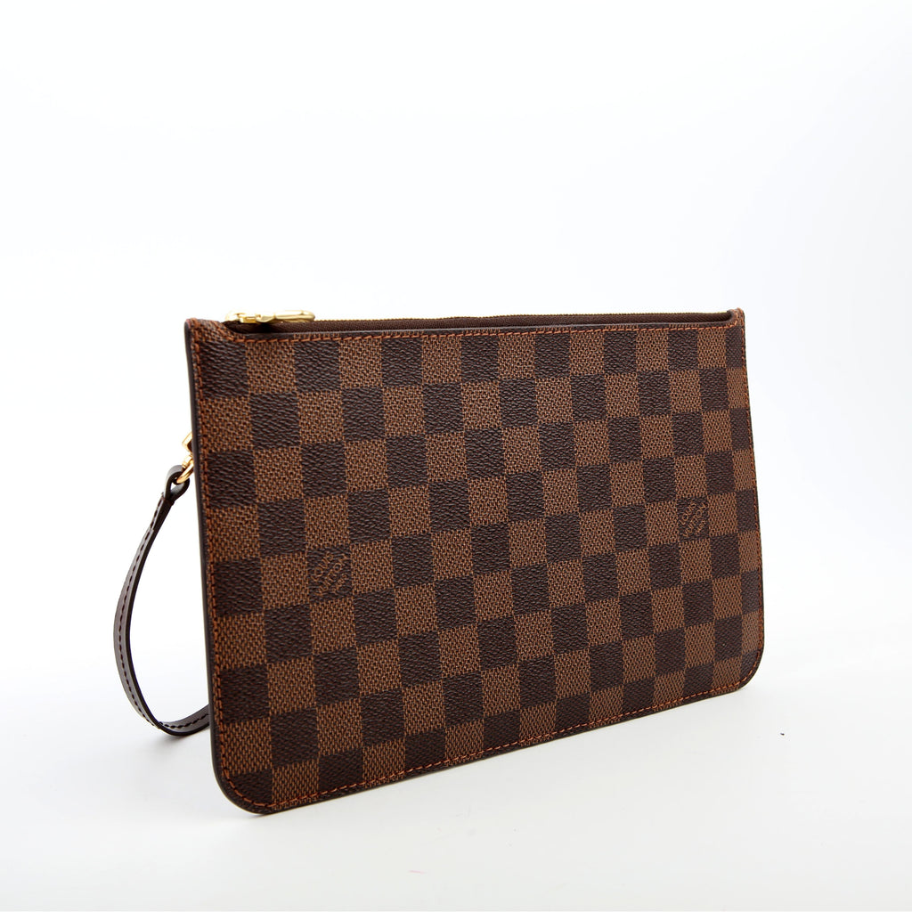 Louis Vuitton Pochette Only Neverfull Damier Ebene Red