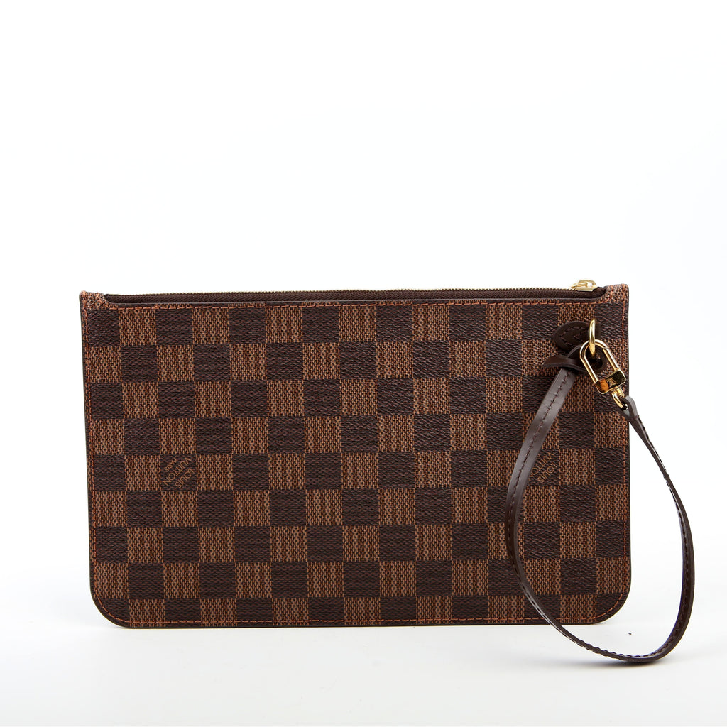 Louis Vuitton Pochette Only Neverfull Damier Ebene Red