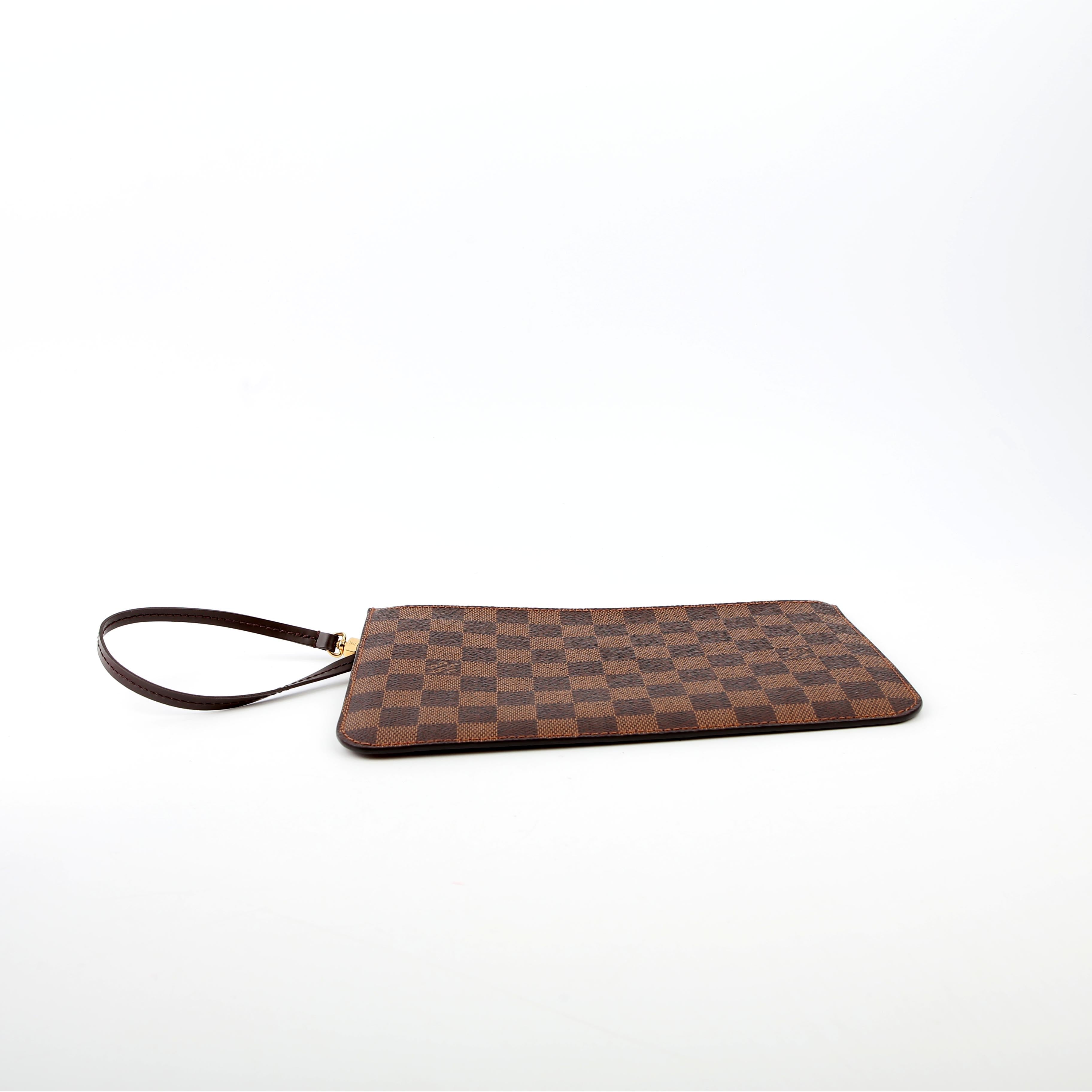 Louis Vuitton Pochette Only Neverfull Damier Ebene Red