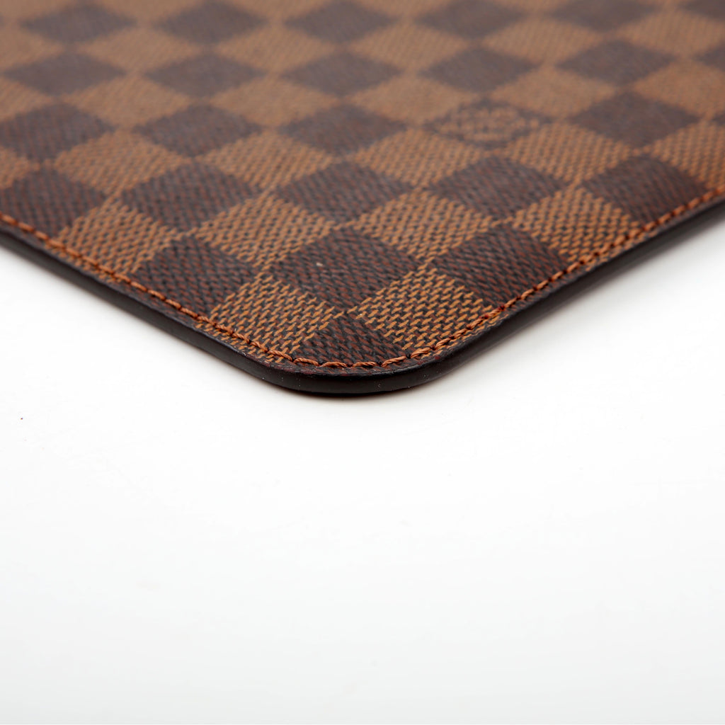 Louis Vuitton Pochette Only Neverfull Damier Ebene Red