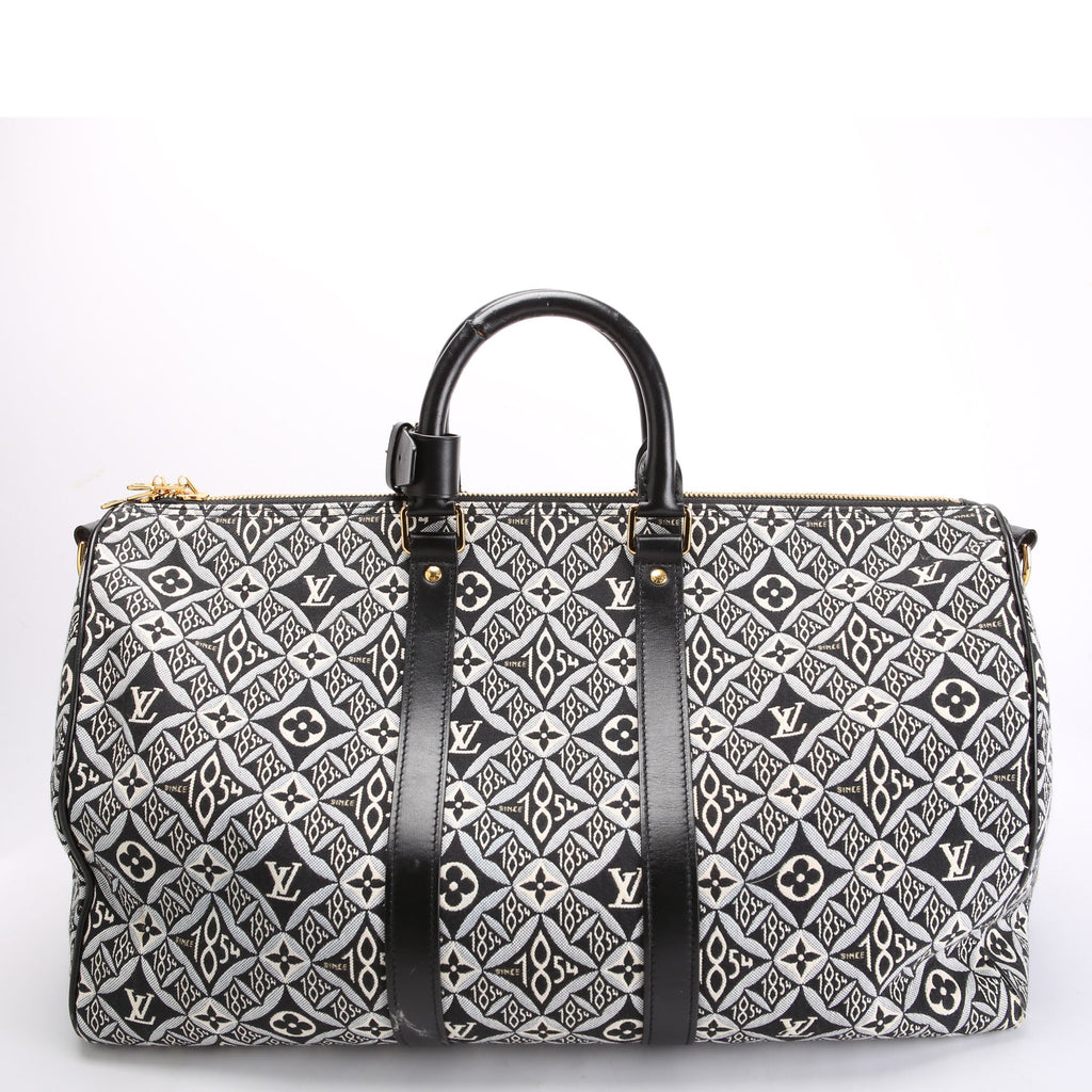 Louis Vuitton Keepall 45 Bandouliere Since 1854 Jacquard Black/White