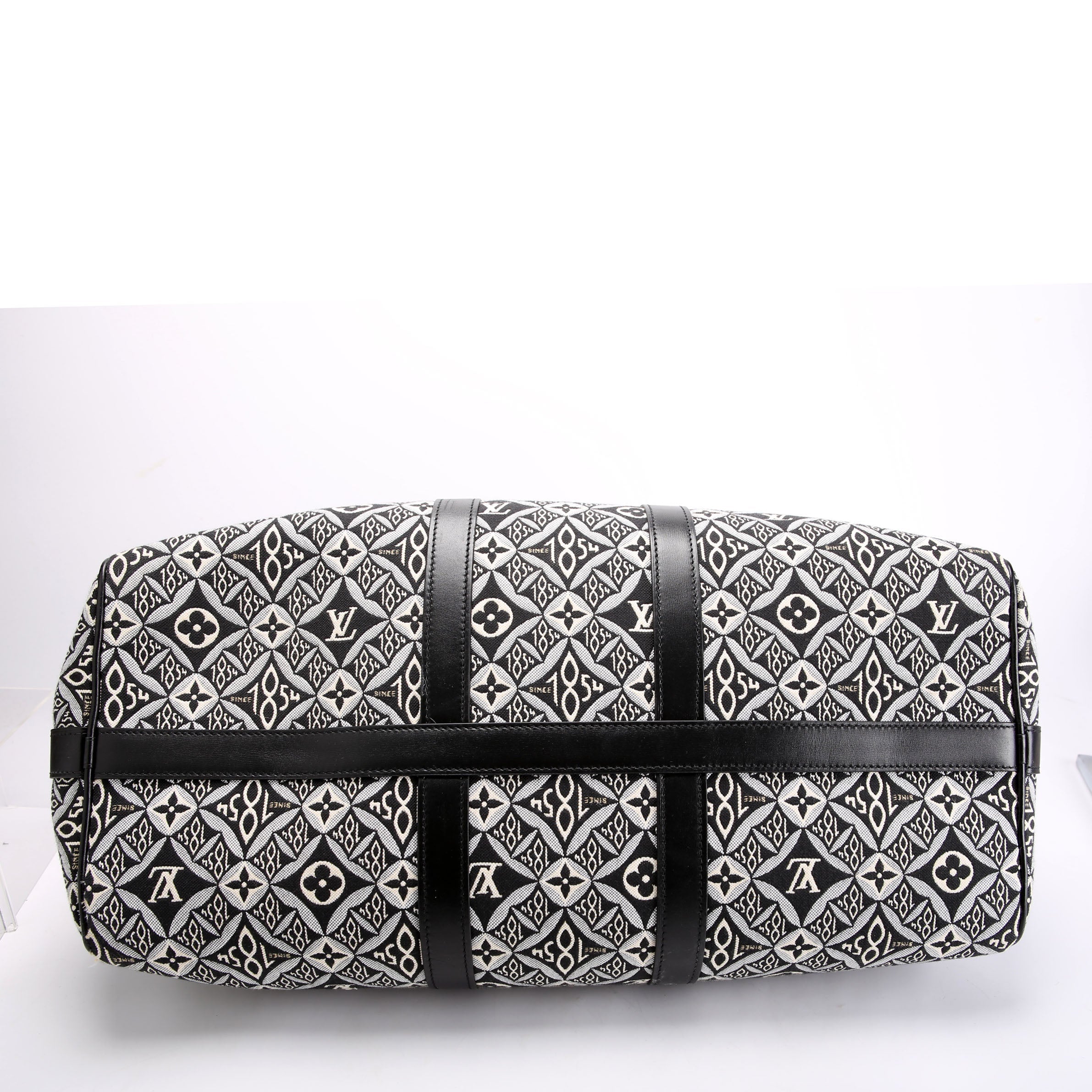 Louis Vuitton Keepall 45 Bandouliere Since 1854 Jacquard Black/White