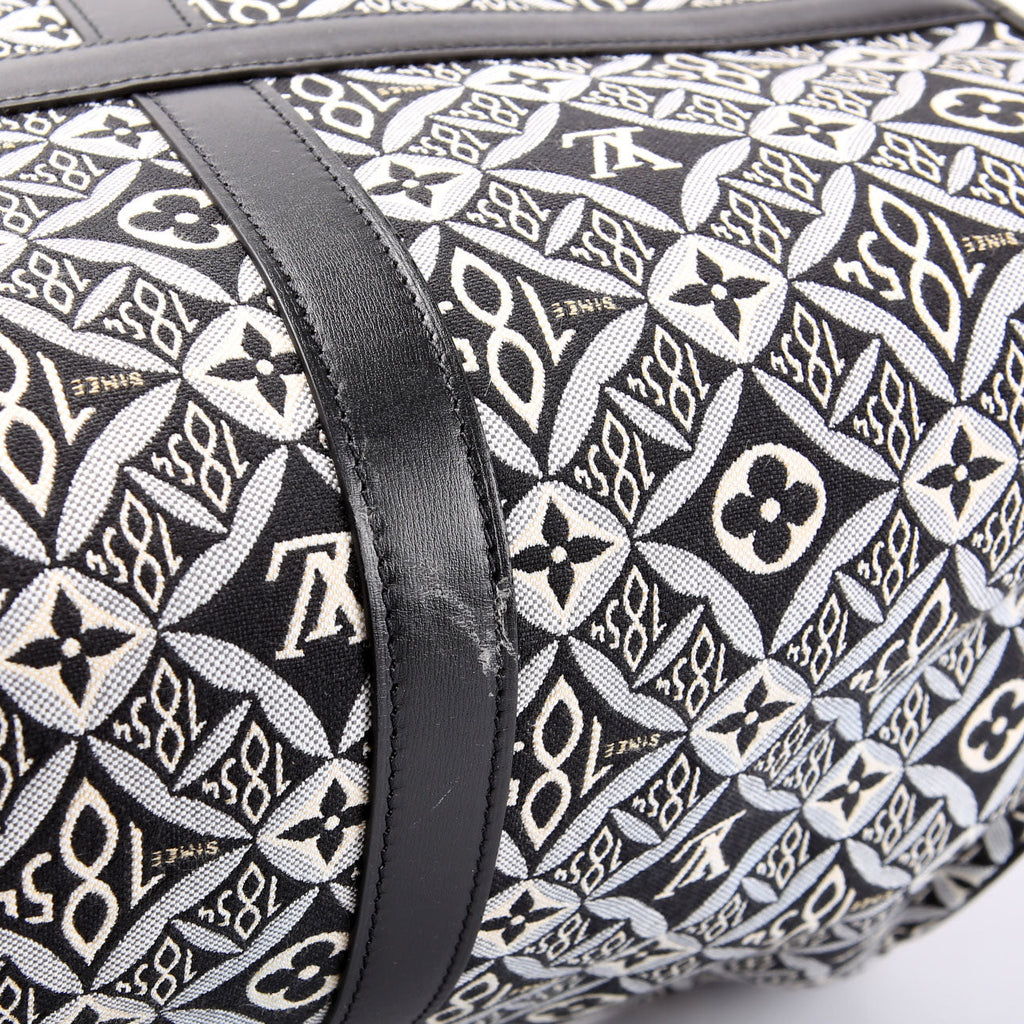 Louis Vuitton Keepall 45 Bandouliere Since 1854 Jacquard Black/White