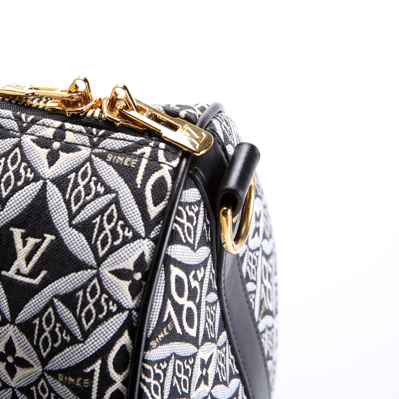 Louis Vuitton Keepall 45 Bandouliere Since 1854 Jacquard Black/White