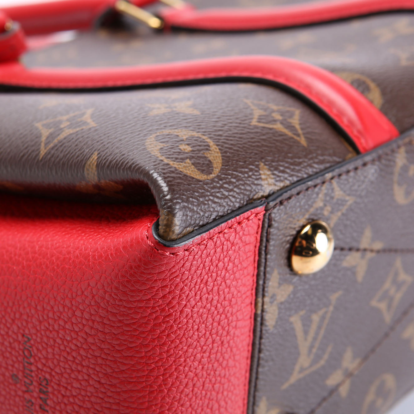 Louis Vuitton Soufflot BB Monogram Red