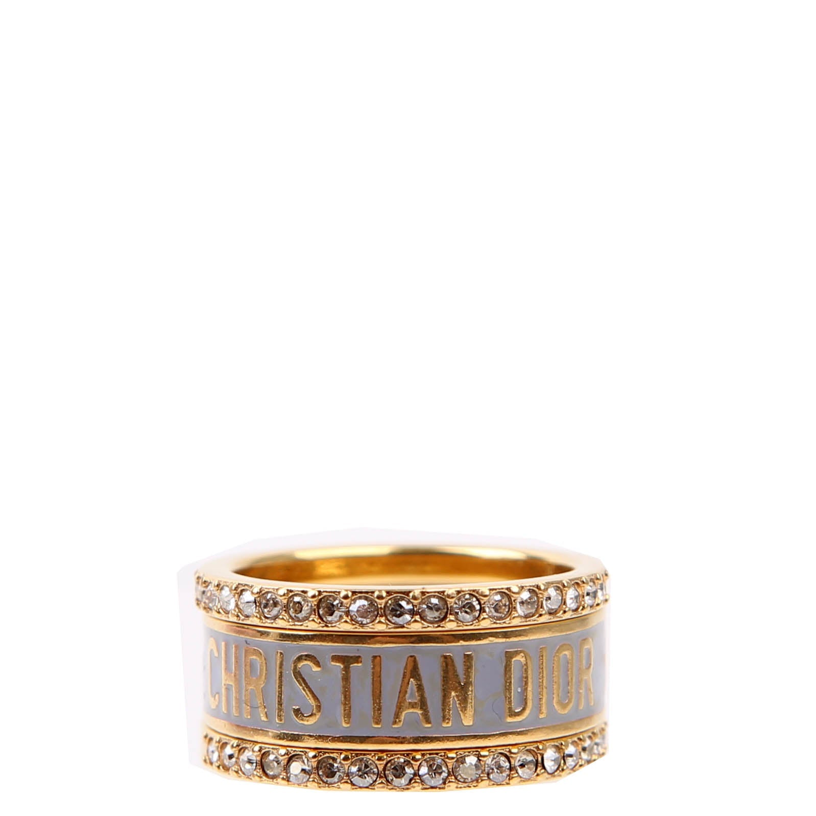 Christian Dior Dior Code Ring Set with Crystals Size Medium