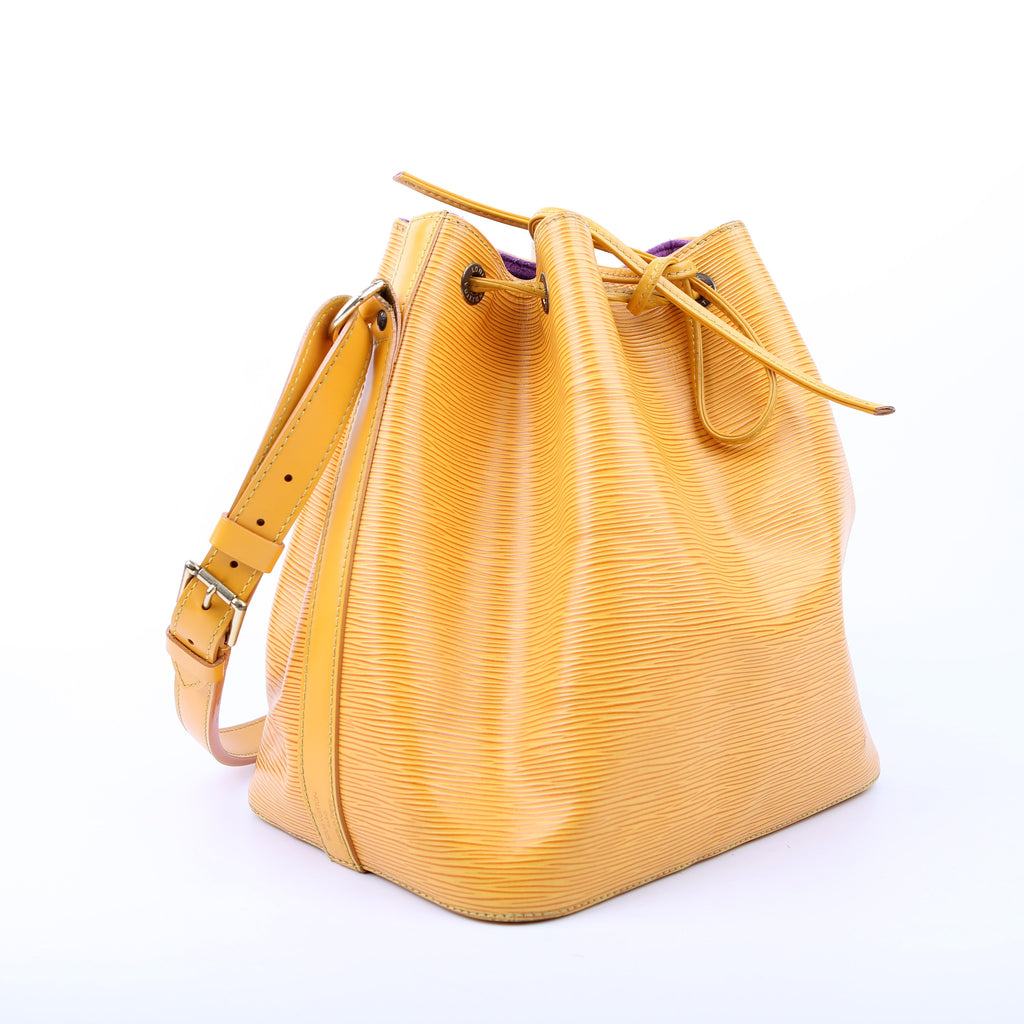 Louis Vuitton Noe Petite Vintage Epi Yellow