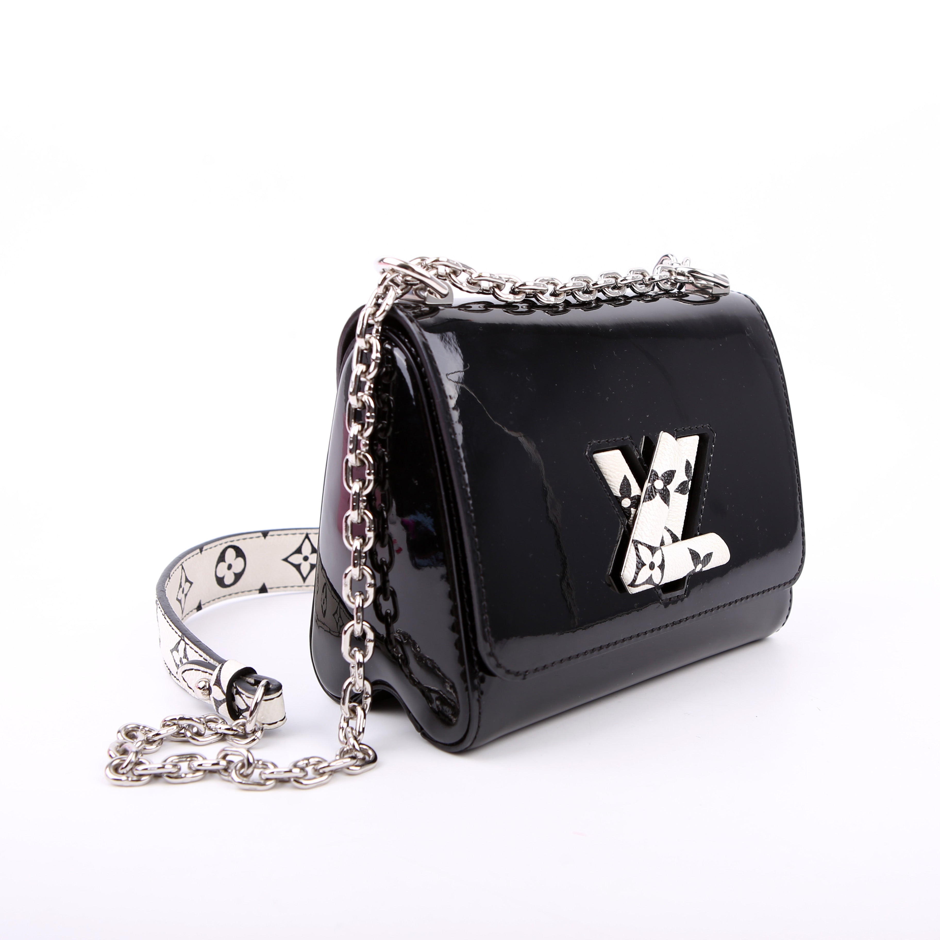 Louis Vuitton Twist PM Vernis Black/White