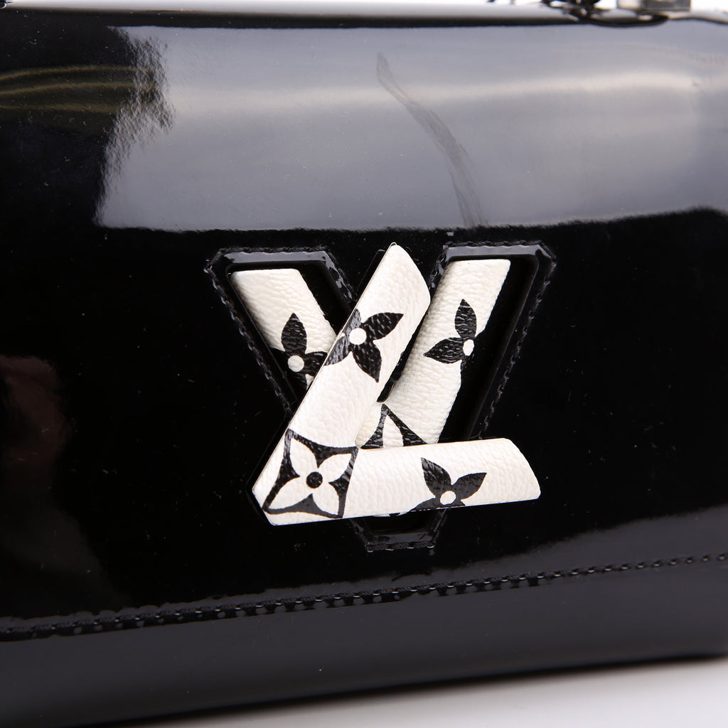 Louis Vuitton Twist PM Vernis Black/White