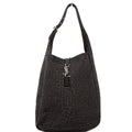 Saint Laurent 716140 Le 5 A 7 Supple Medium Canvas/Crystal Black