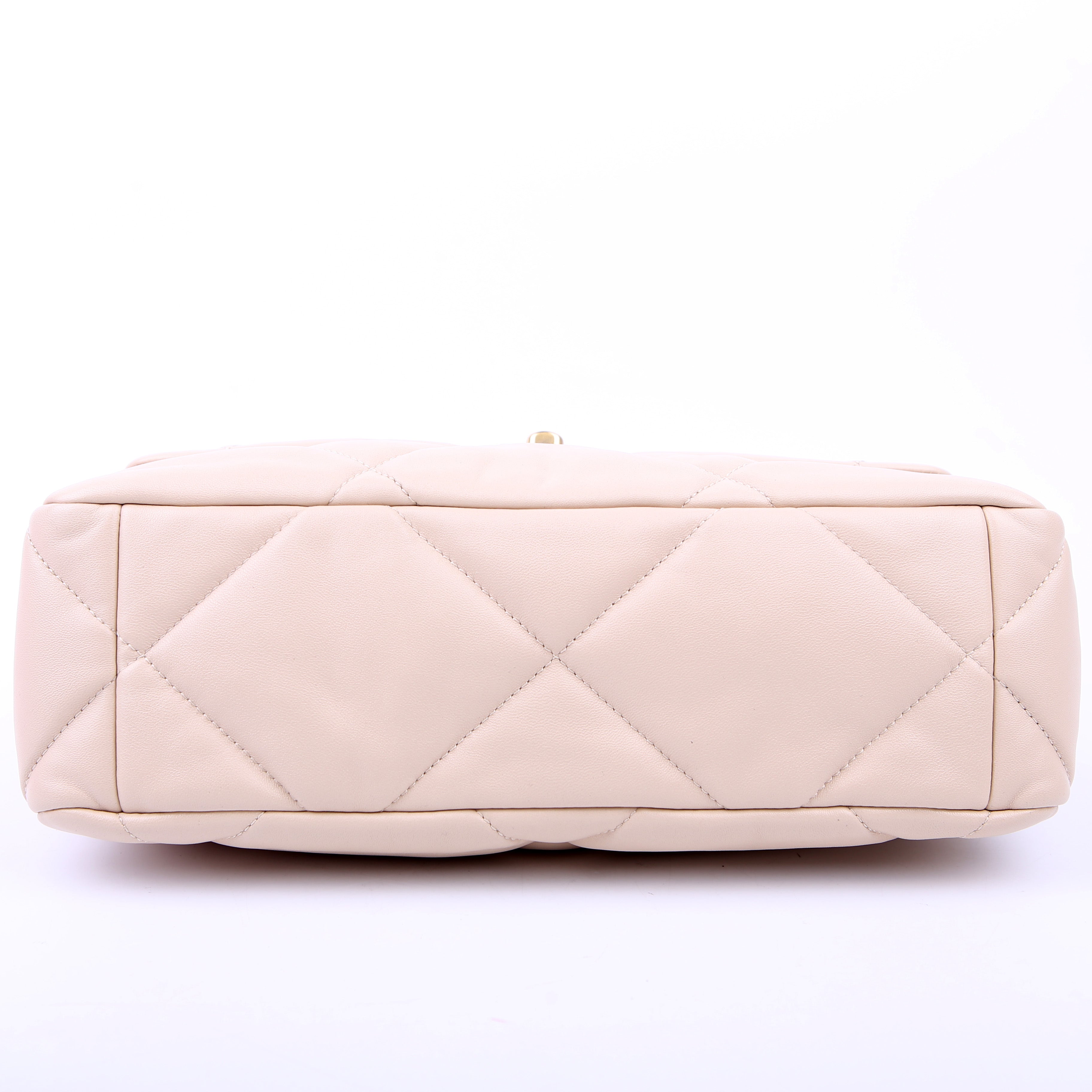 Chanel Quilted Goatskin 19 Large Flap RFID Beige
