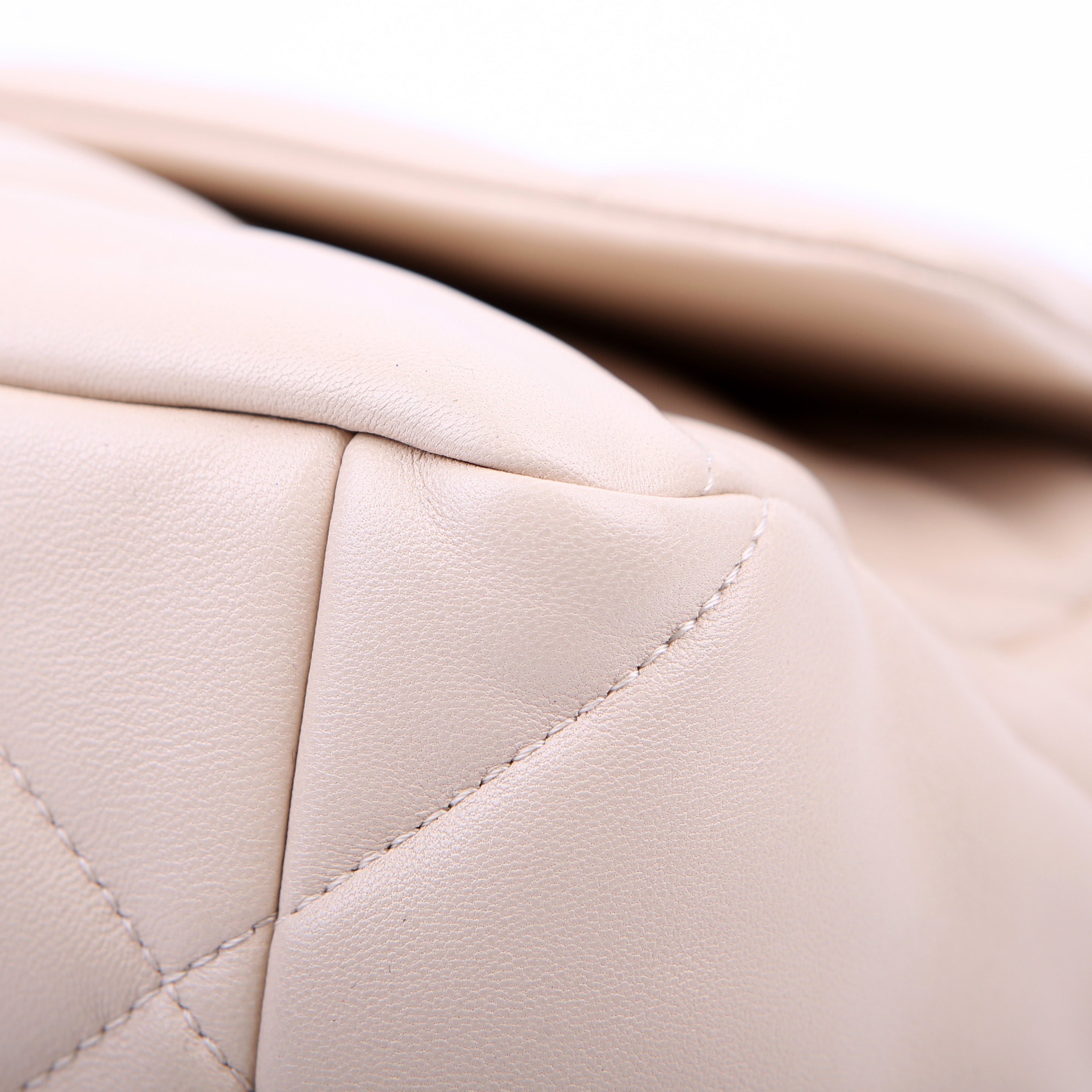 Chanel Quilted Goatskin 19 Large Flap RFID Beige