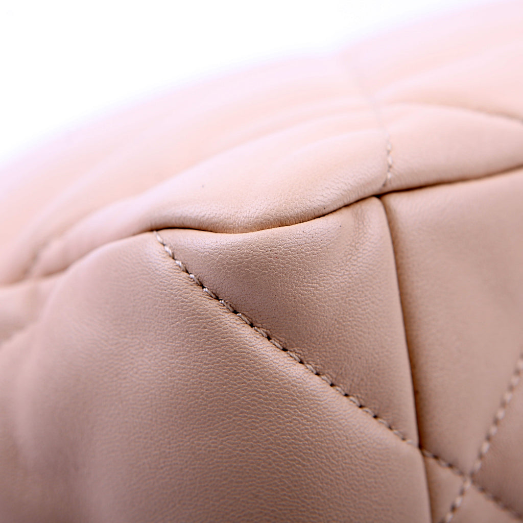 Chanel Quilted Goatskin 19 Large Flap RFID Beige