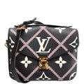 Louis Vuitton Pochette Metis Empreinte Giant Broderies Black/Pink