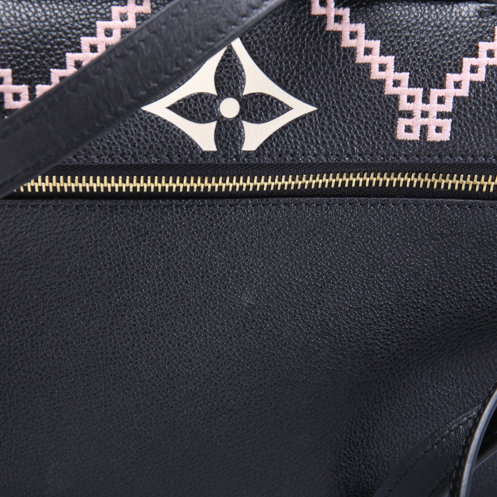 Louis Vuitton Pochette Metis Empreinte Giant Broderies Black/Pink
