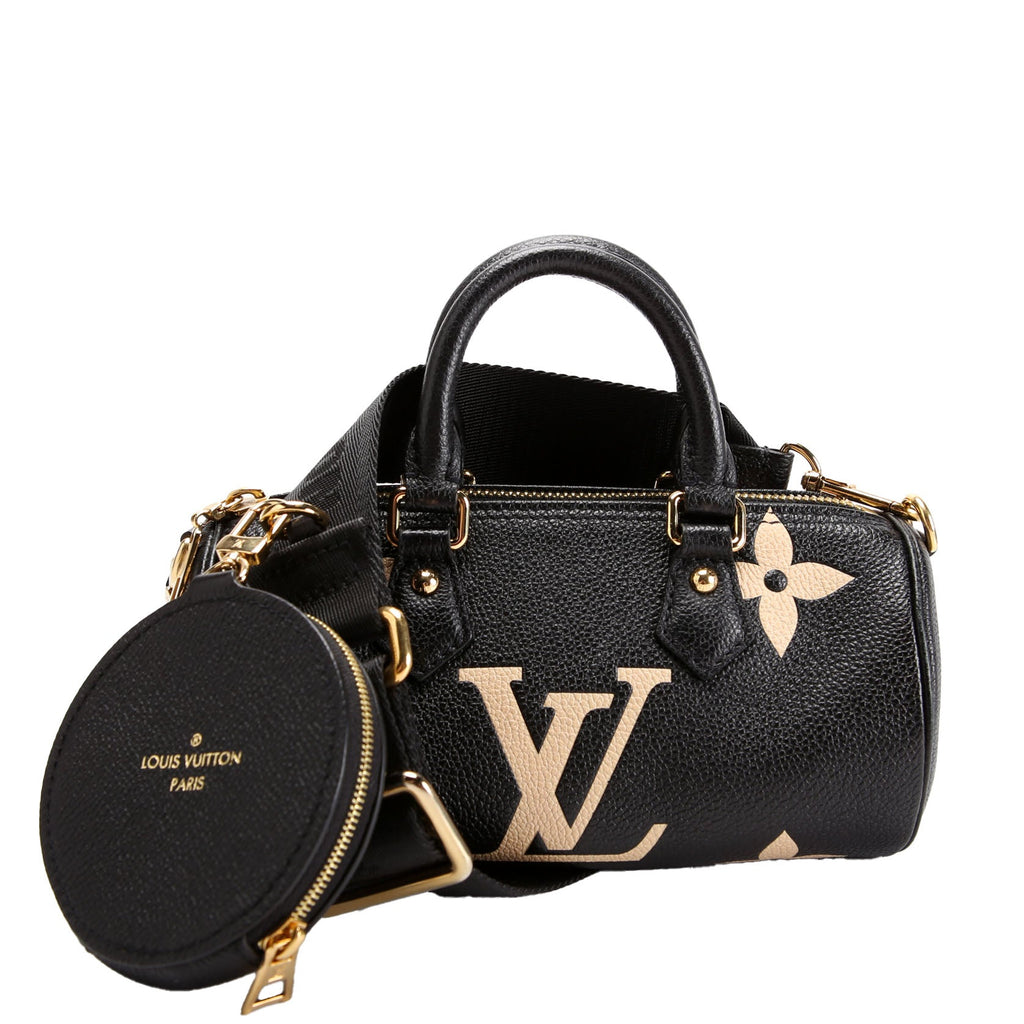 Louis Vuitton Papillon BB Bicolor Empreinte Black/Beige