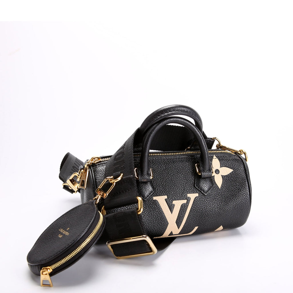 Louis Vuitton Papillon BB Bicolor Empreinte Black/Beige