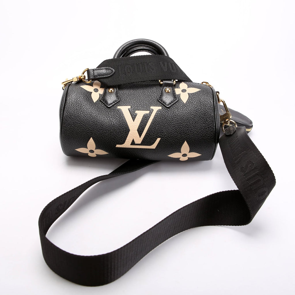 Louis Vuitton Papillon BB Bicolor Empreinte Black/Beige