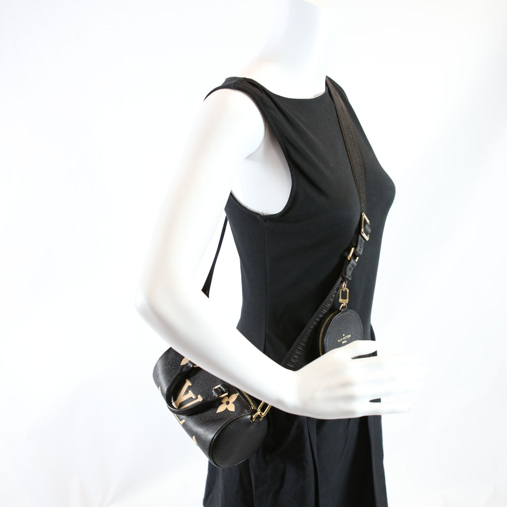 Louis Vuitton Papillon BB Bicolor Empreinte Black/Beige