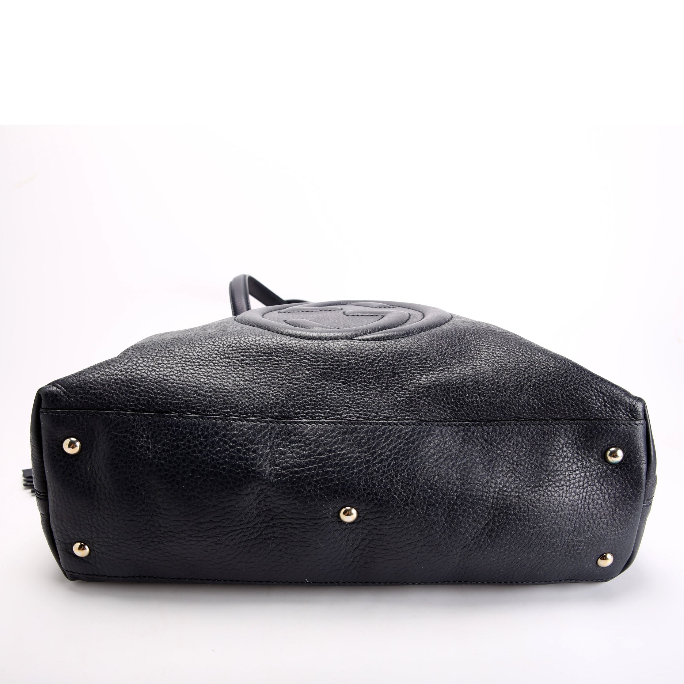 Gucci 308363 Soho Medium Working Tote Navy