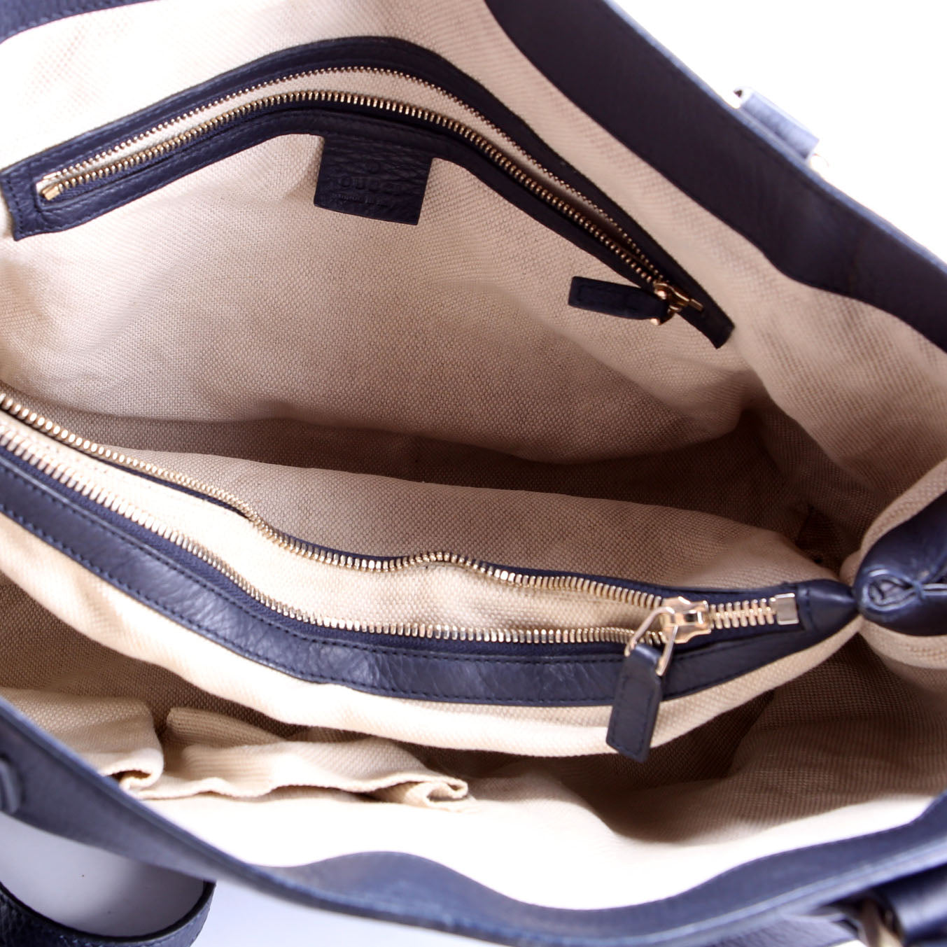 Gucci 308363 Soho Medium Working Tote Navy