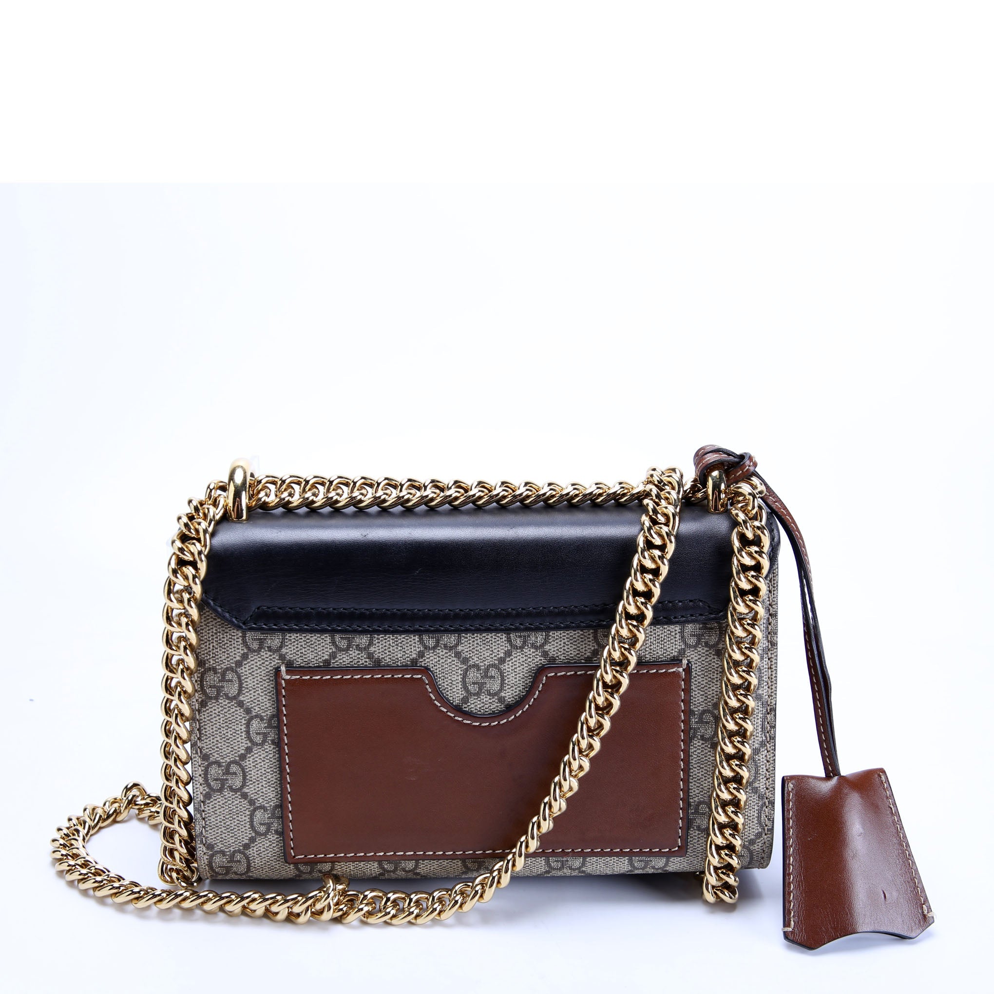 Gucci 409487 Padlock GG Supreme Small Black