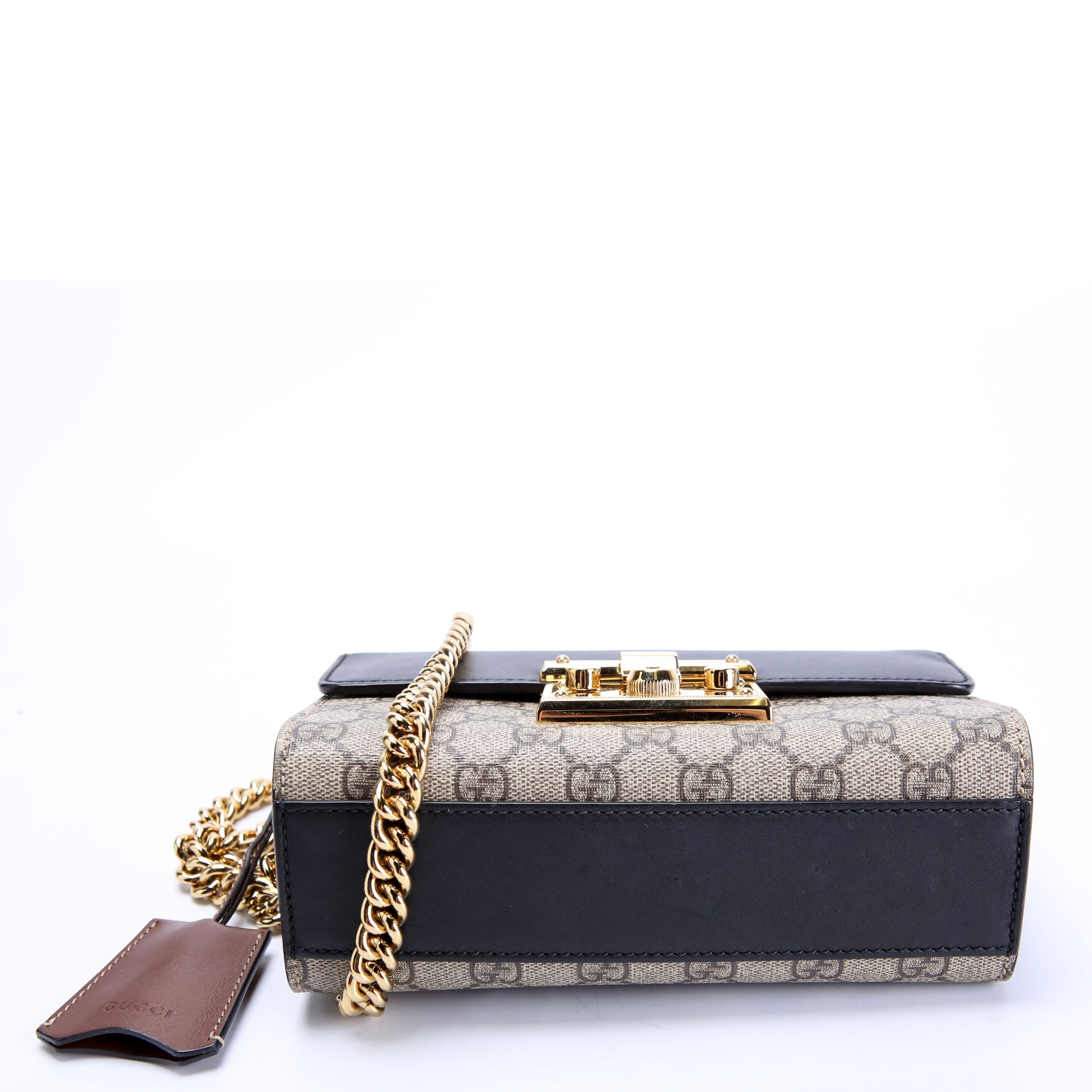 Gucci 409487 Padlock GG Supreme Small Black