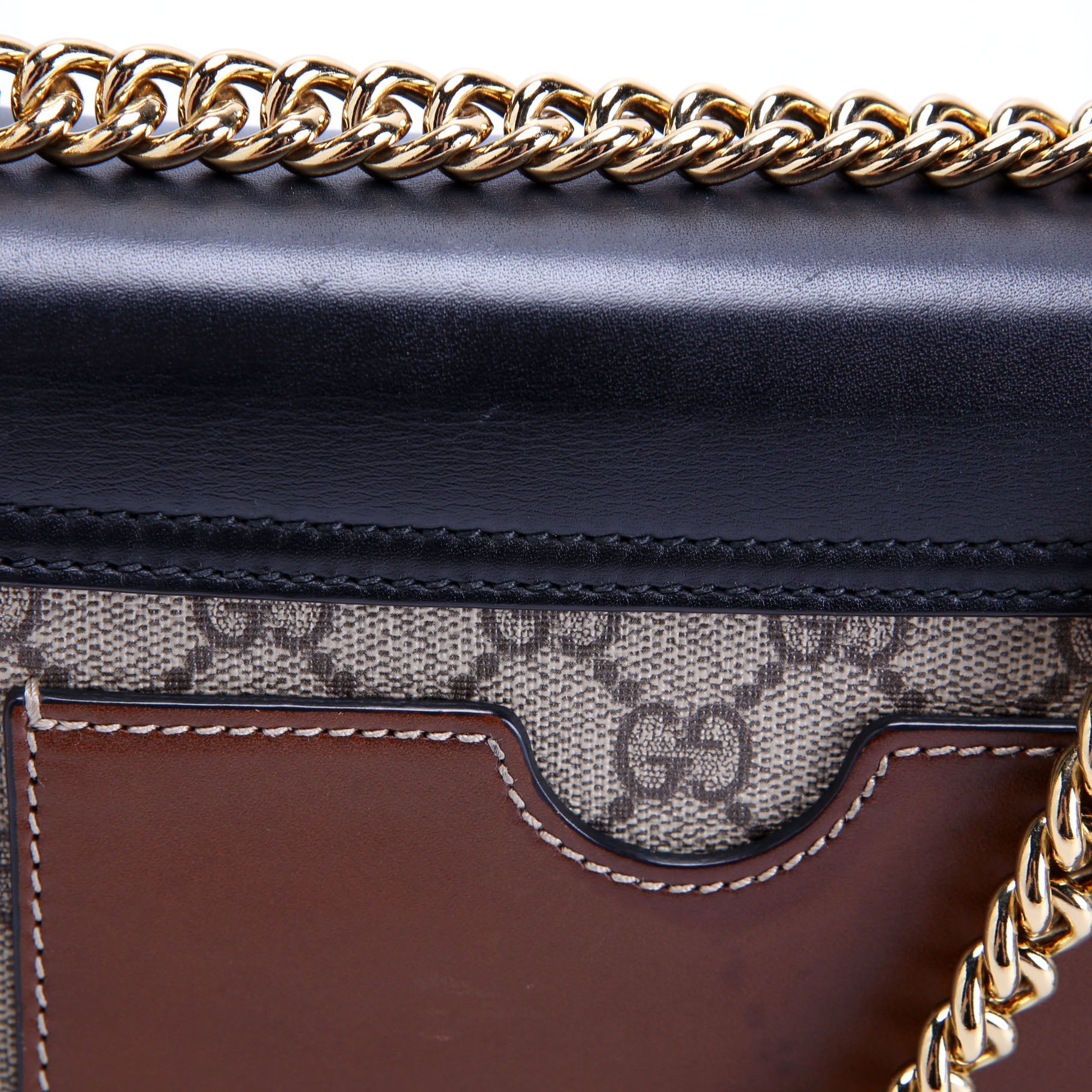 Gucci 409487 Padlock GG Supreme Small Black