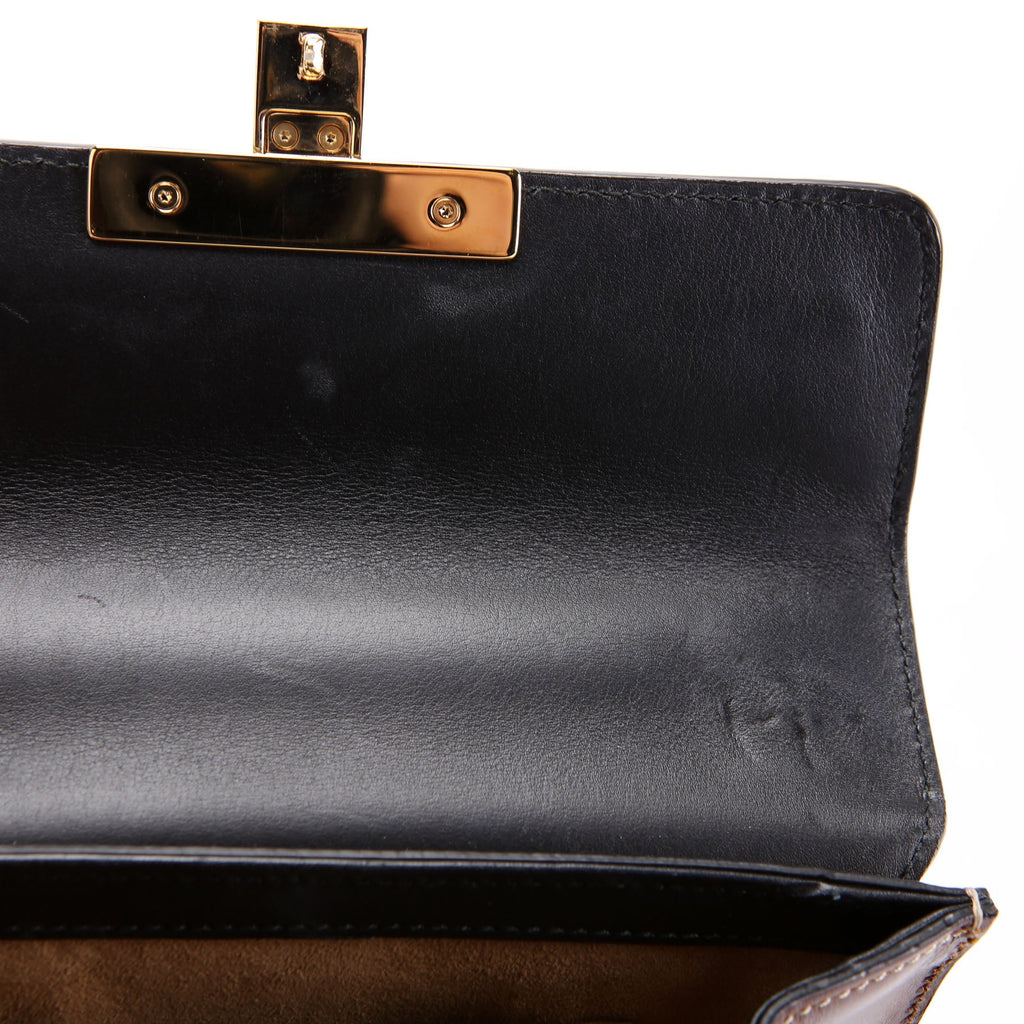 Gucci 409487 Padlock GG Supreme Small Black