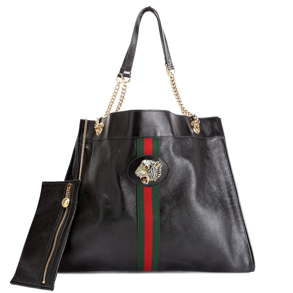 Gucci 537219 Rajah Tote Leather