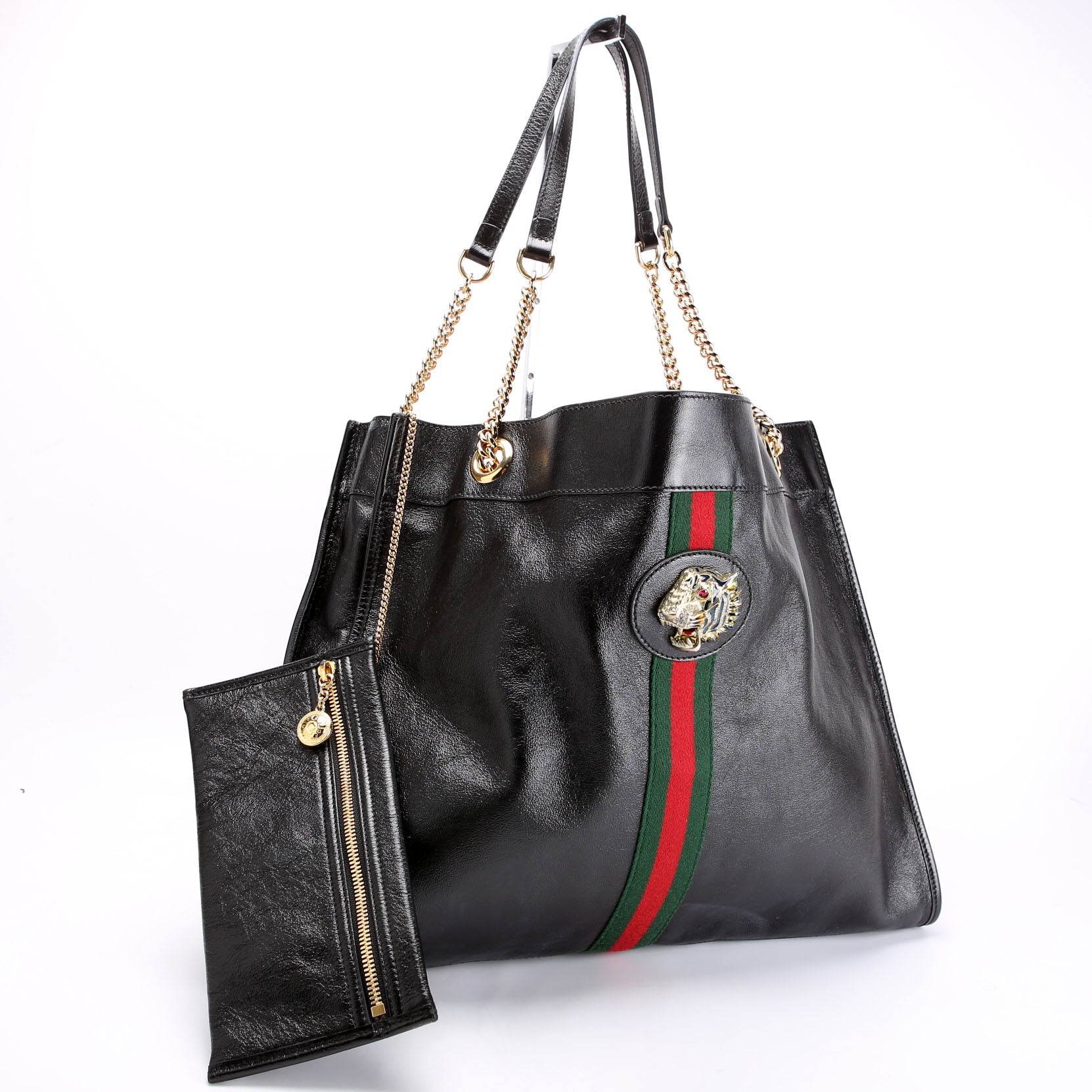 Gucci 537219 Rajah Tote Leather
