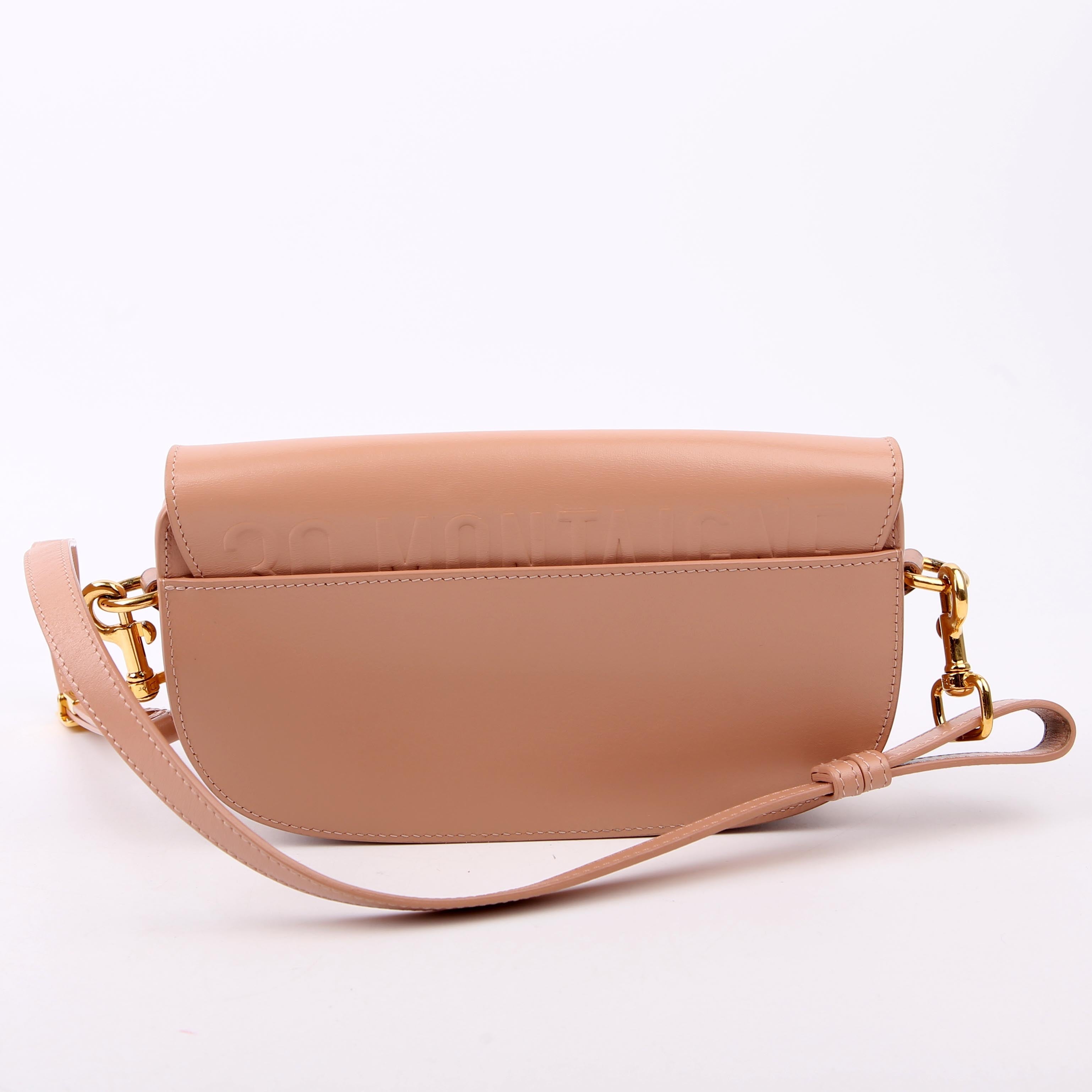 Christian Dior Bobby Bag East-West Calfskin Nude
