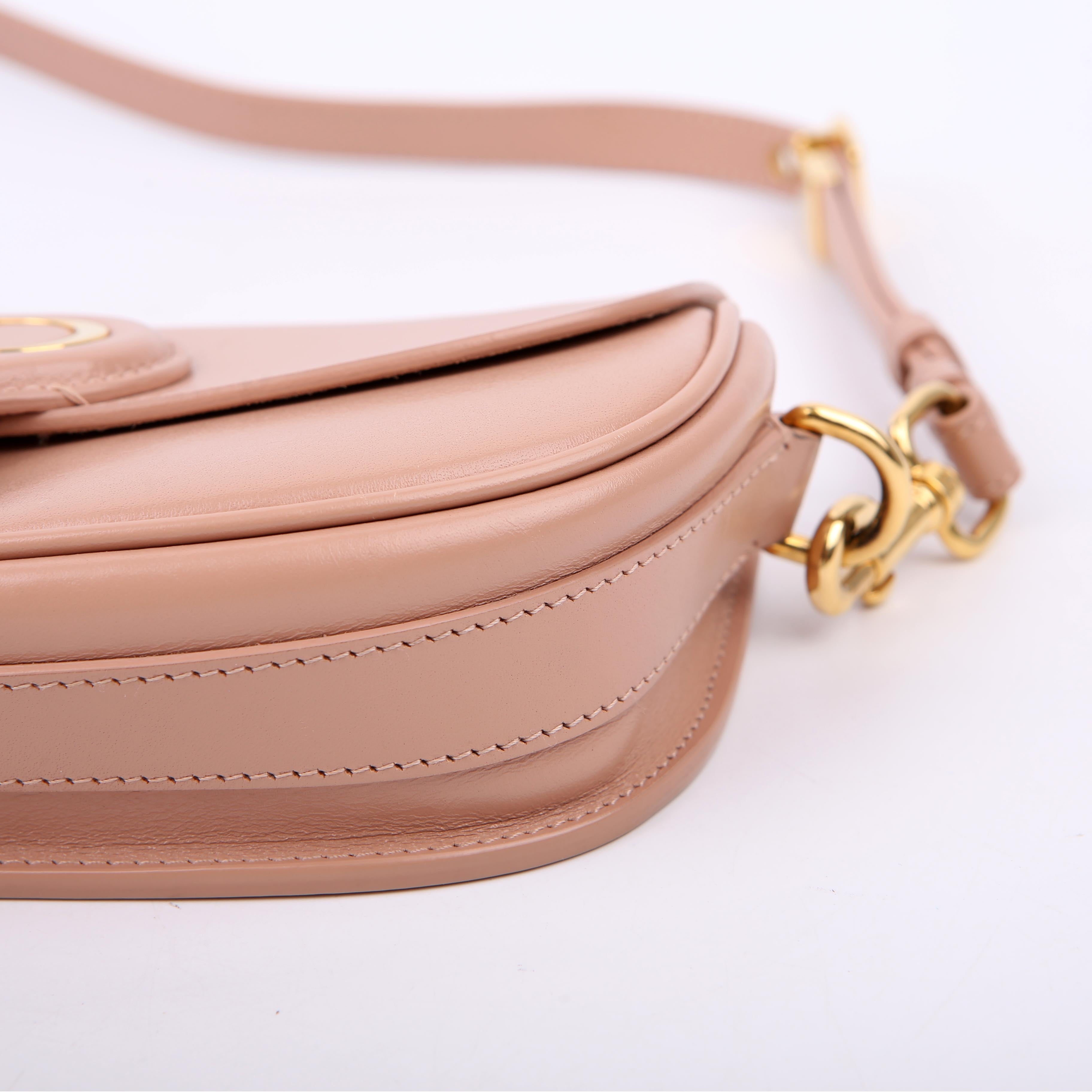 Christian Dior Bobby Bag East-West Calfskin Nude