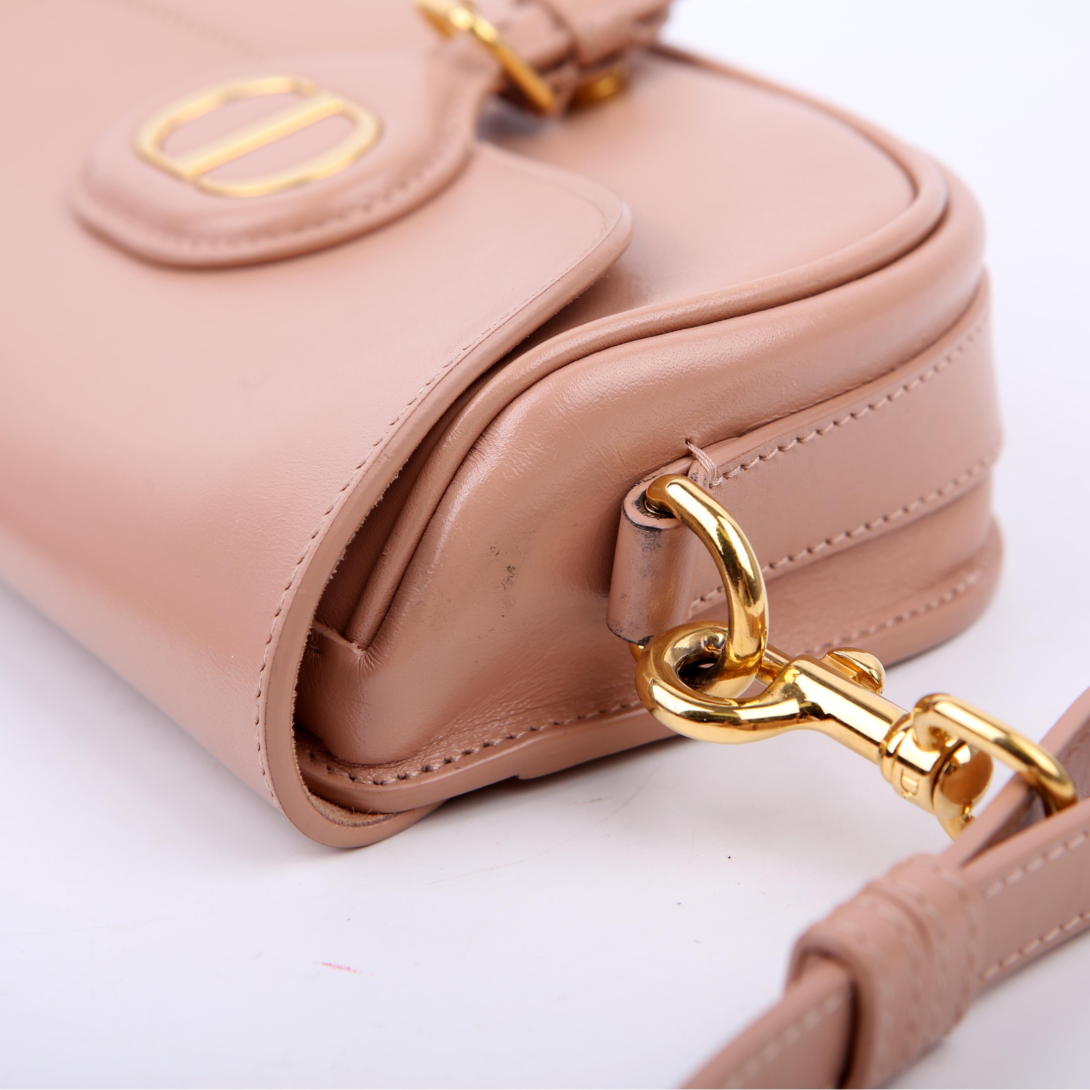 Christian Dior Bobby Bag East-West Calfskin Nude