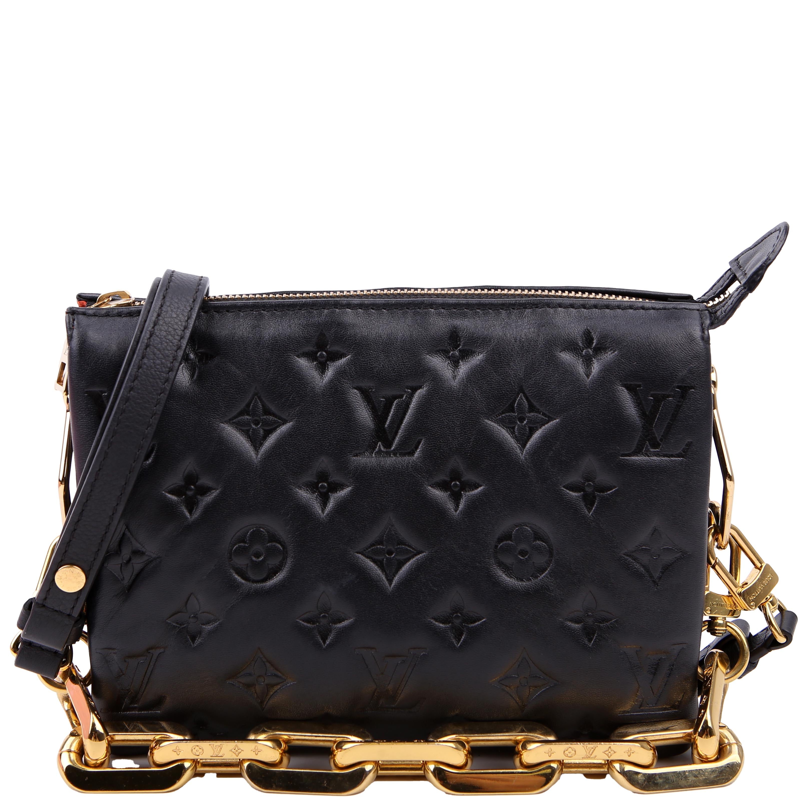 Louis Vuitton Cossin BB Lambskin Black/Gold