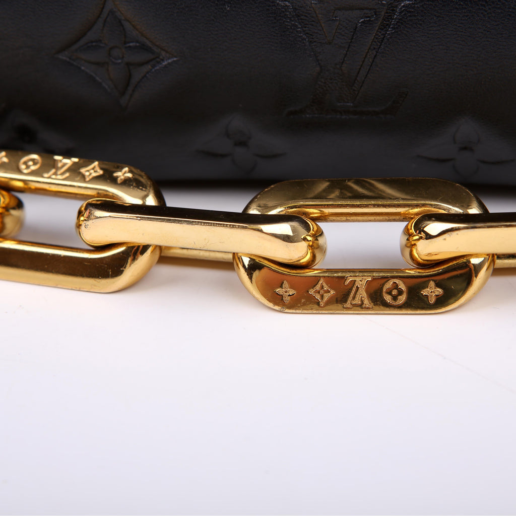 Louis Vuitton Cossin BB Lambskin Black/Gold